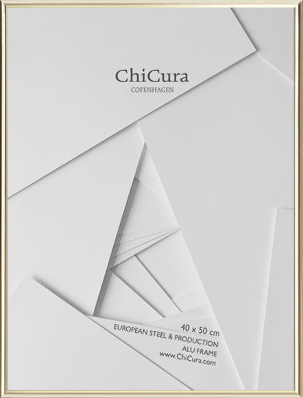 ChiCura Living, Art & Frames Alu Ramme 40x50cm - Guld - Glas Frames / Alu Premium Golden