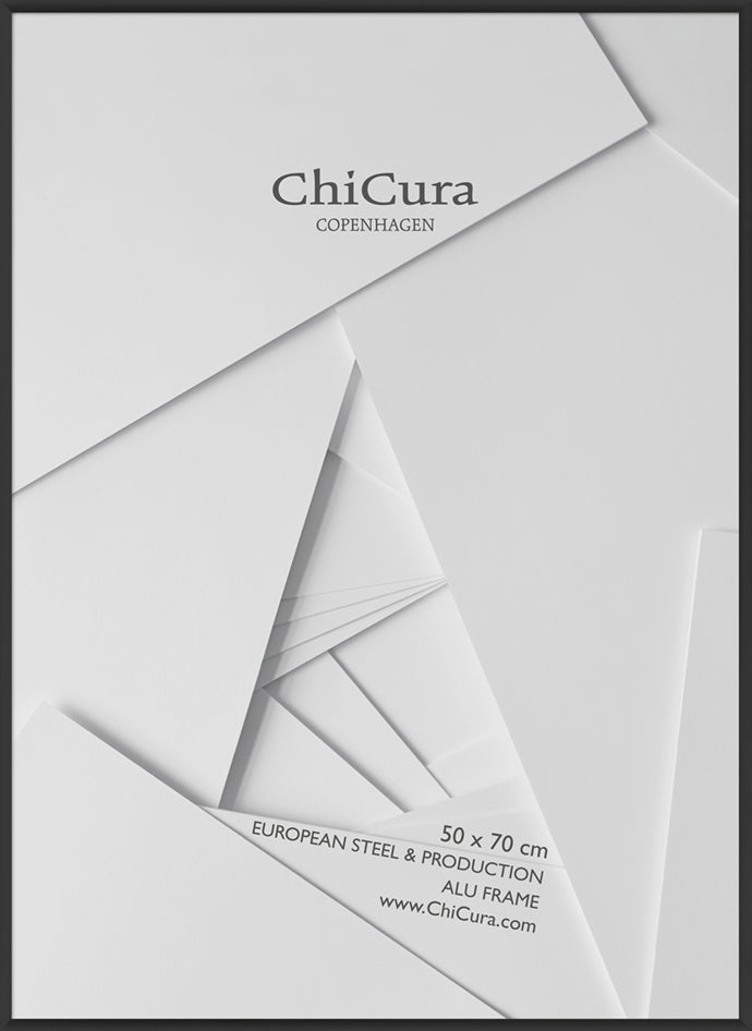 ChiCura Living, Art & Frames Alu Ramme 50x70cm - Sort - Akrylglas Frames / Alu Black