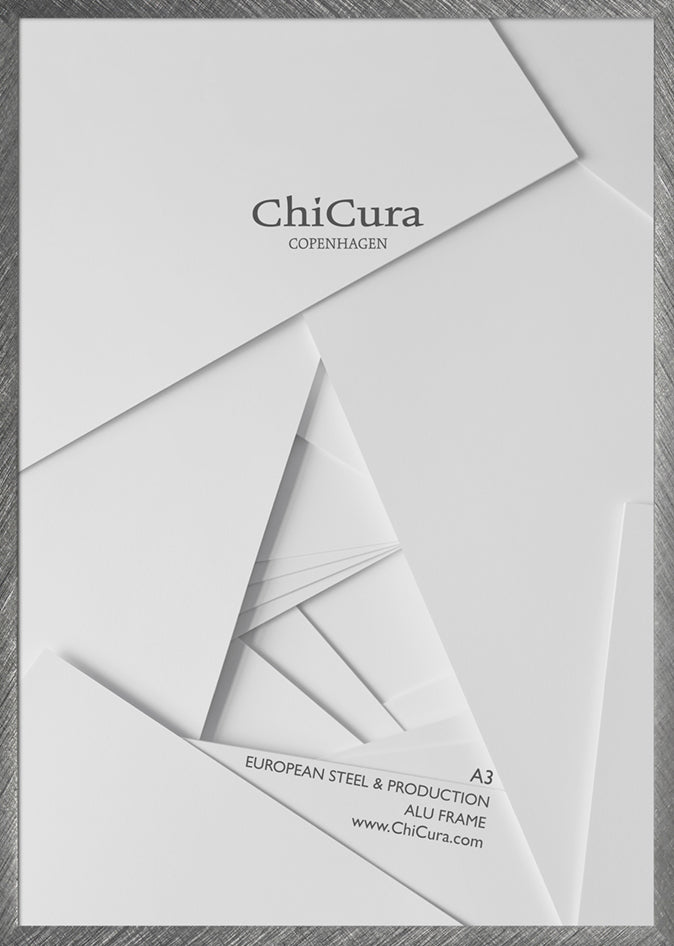 ChiCura Living, Art & Frames Alu Ramme A3 - Børstet Antracit - Akrylglas Frames / Alu Premium Brushed Anthracite