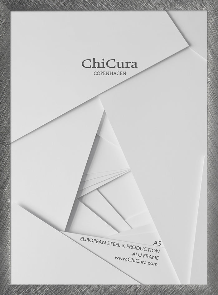 ChiCura Living, Art & Frames Alu Ramme A5 - Børstet Antracit - Akrylglas Frames / Alu Premium Brushed Anthracite