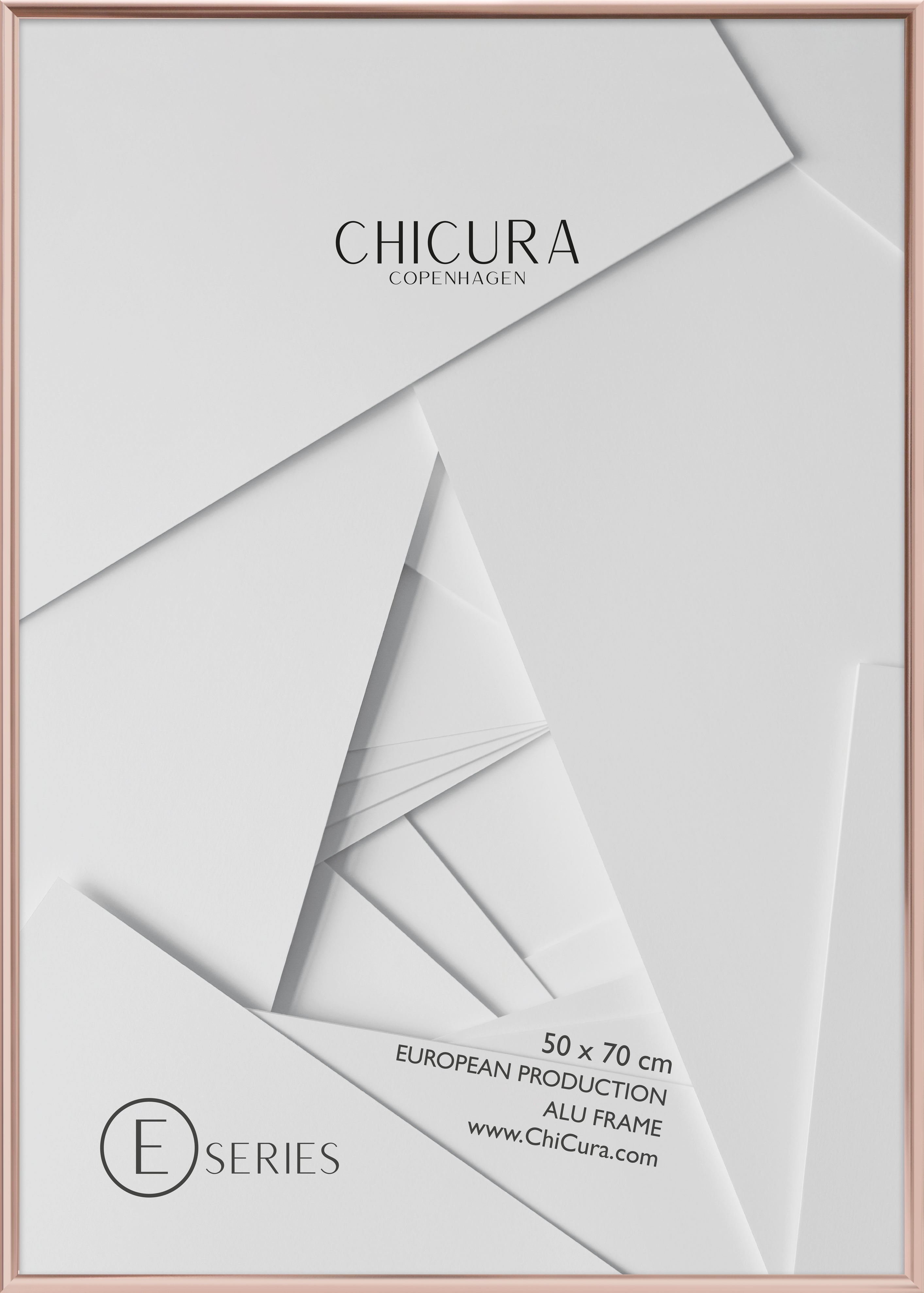 ChiCura Living, Art & Frames Alu Ramme E - 50x70cm - Kobber - Akrylglas Frames / Alu E-Series Copper