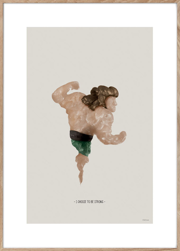 ChiCura Posters Be Strong - A3 Posters / Ink Multiple Color
