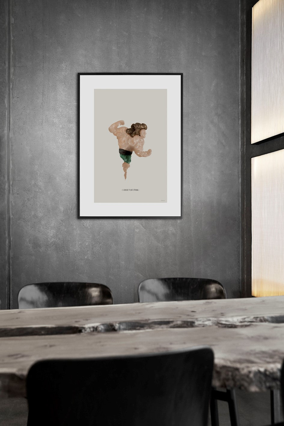 ChiCura Living, Art & Frames Be Strong - A5 Art Cards Multiple Color