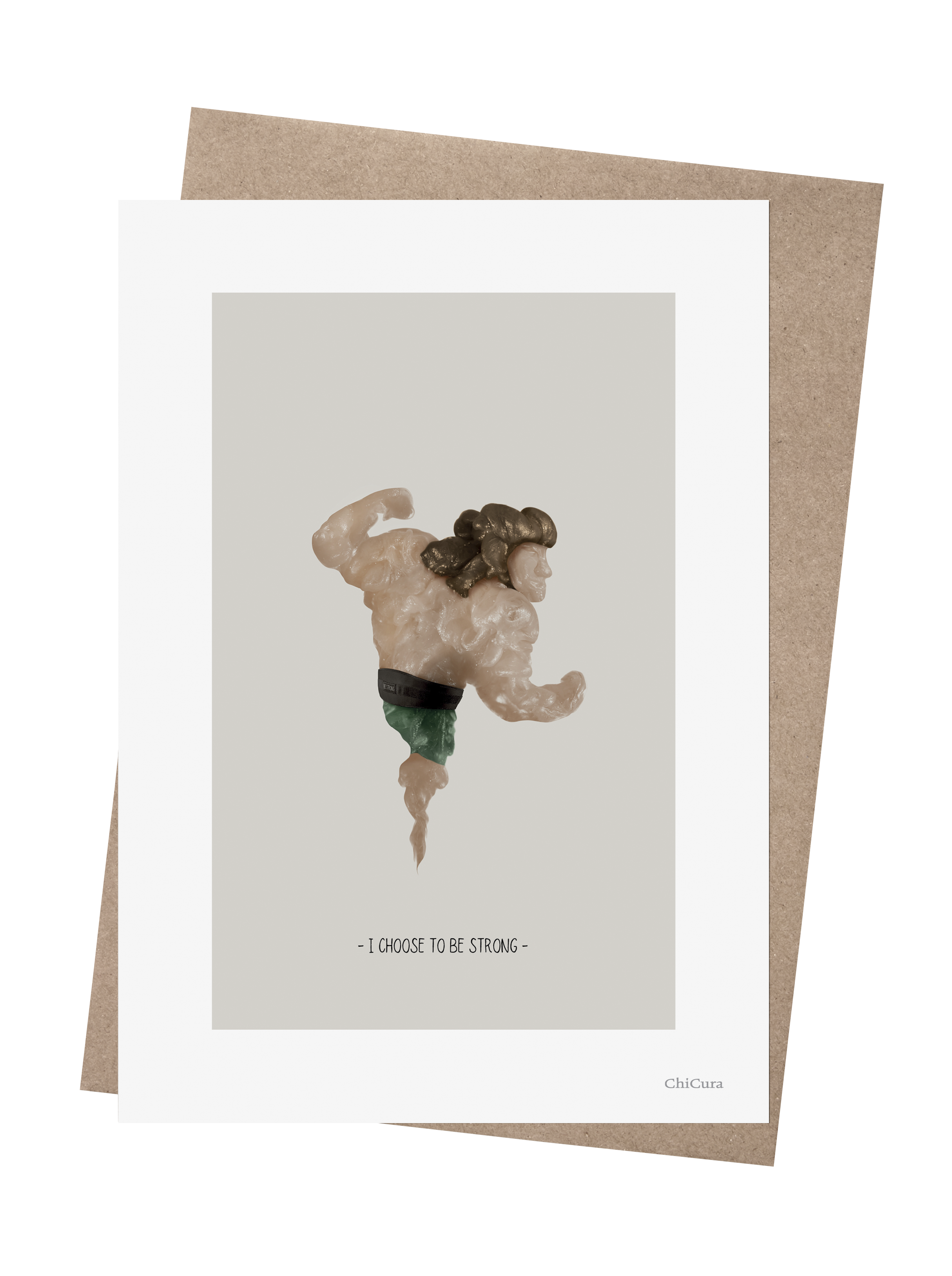 ChiCura Living, Art & Frames Be Strong - A5 Art Cards Multiple Color