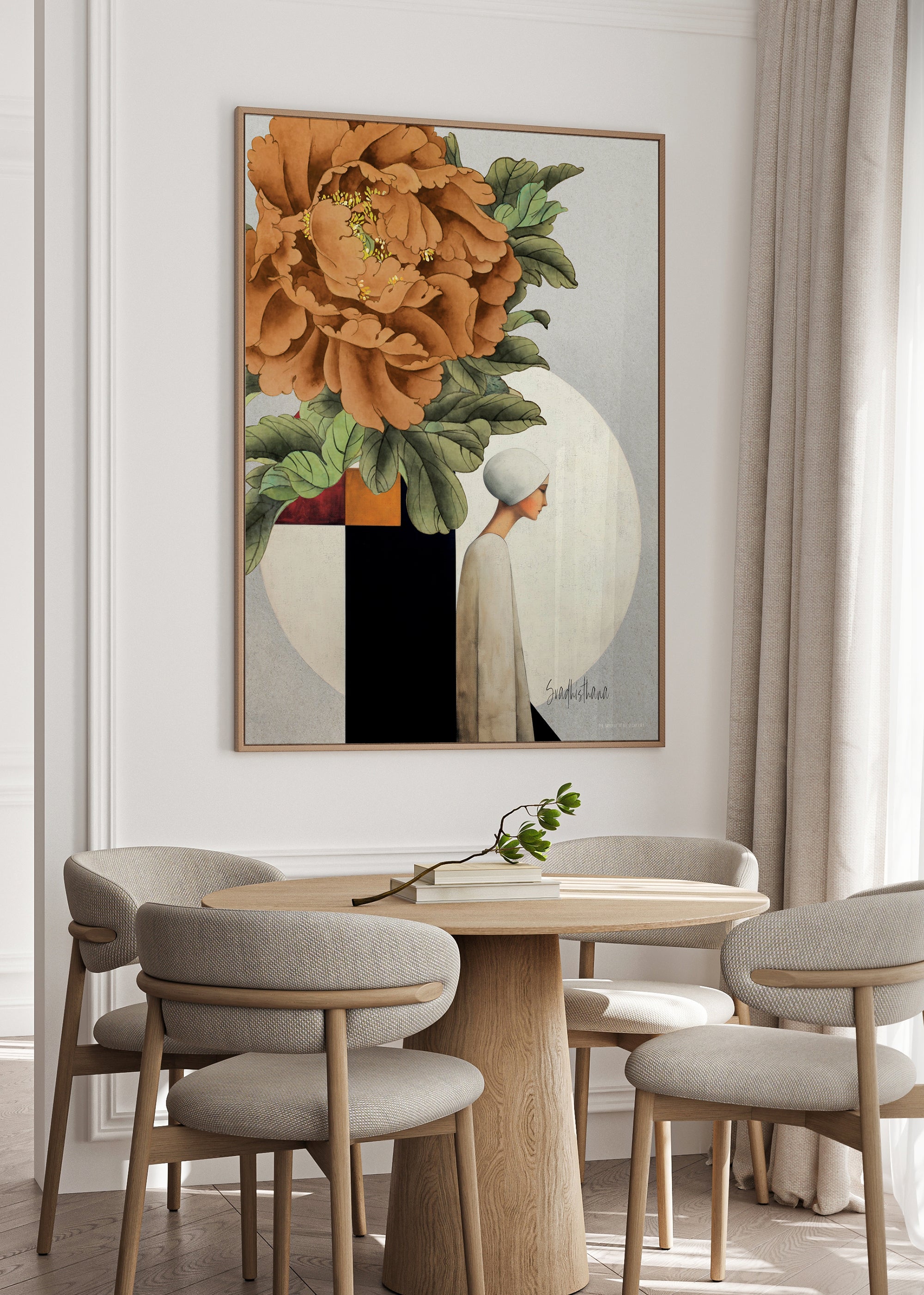 ChiCura Posters Blossom Orange Posters / The Mindful Heart 1. English Citations de l'affiche