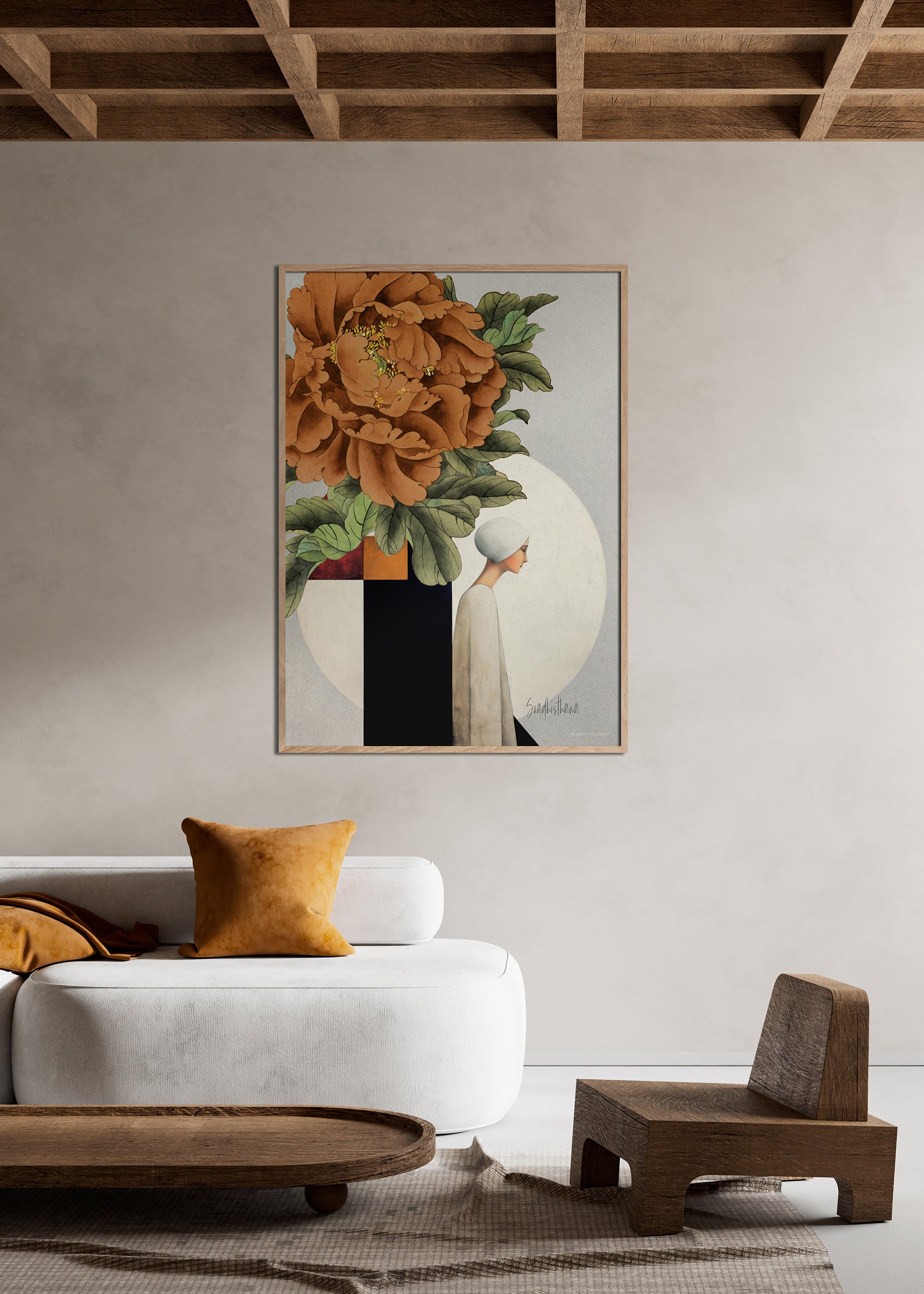 ChiCura Posters Blossom Orange Posters / The Mindful Heart 1. English Citations de l'affiche