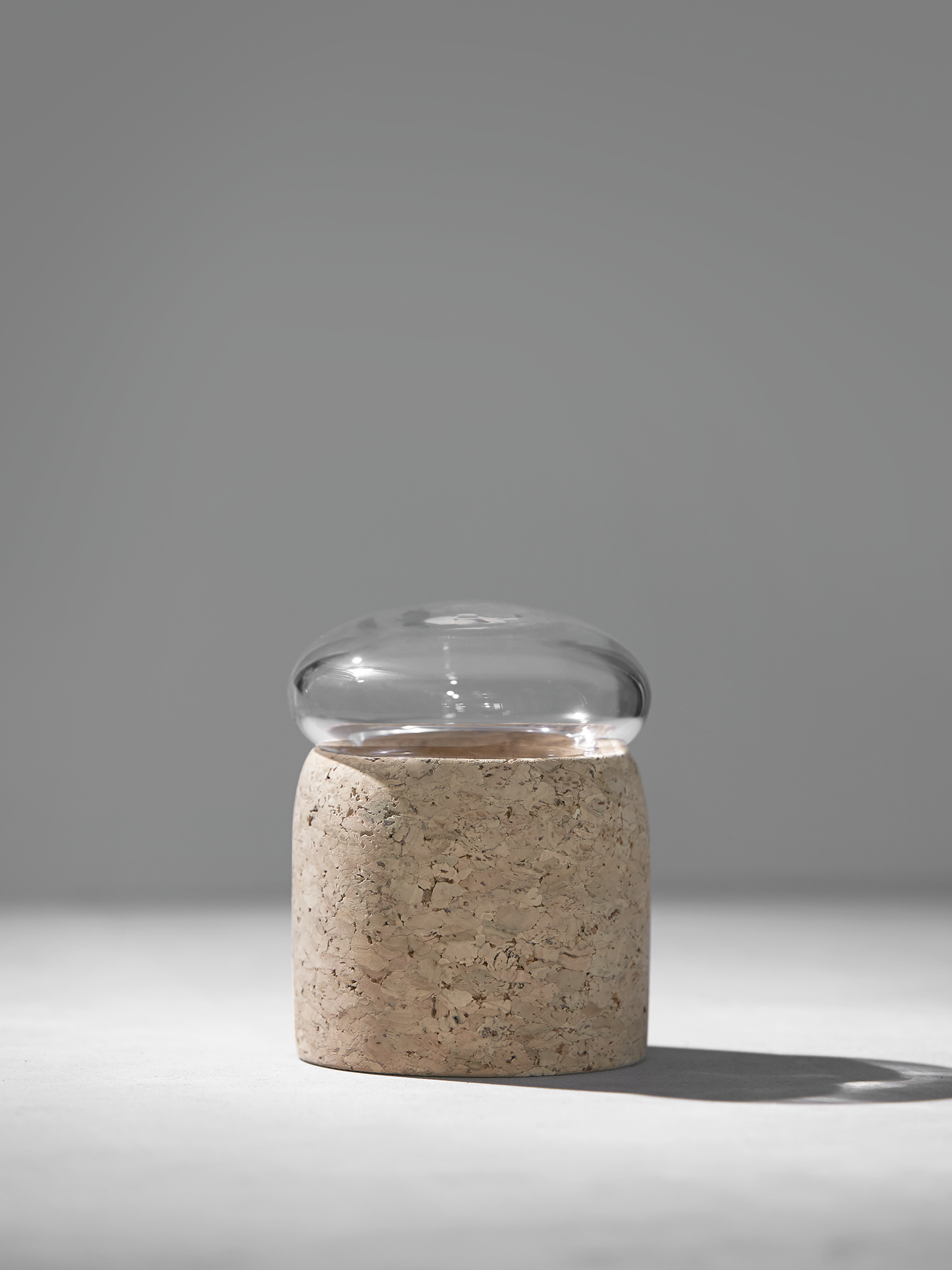 ChiCura Living, Art & Frames Boletus Cork/Clear Glass, w. 9 cm Living / Containers & Vases Cork