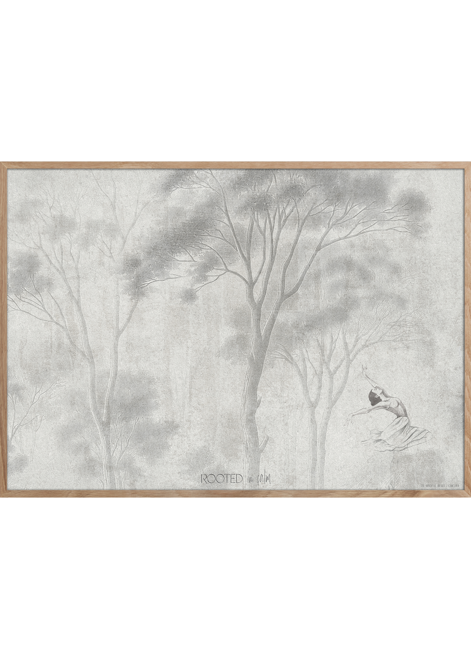 ChiCura Posters Calm Posters / The Mindful Heart 1. English Poster Quotes