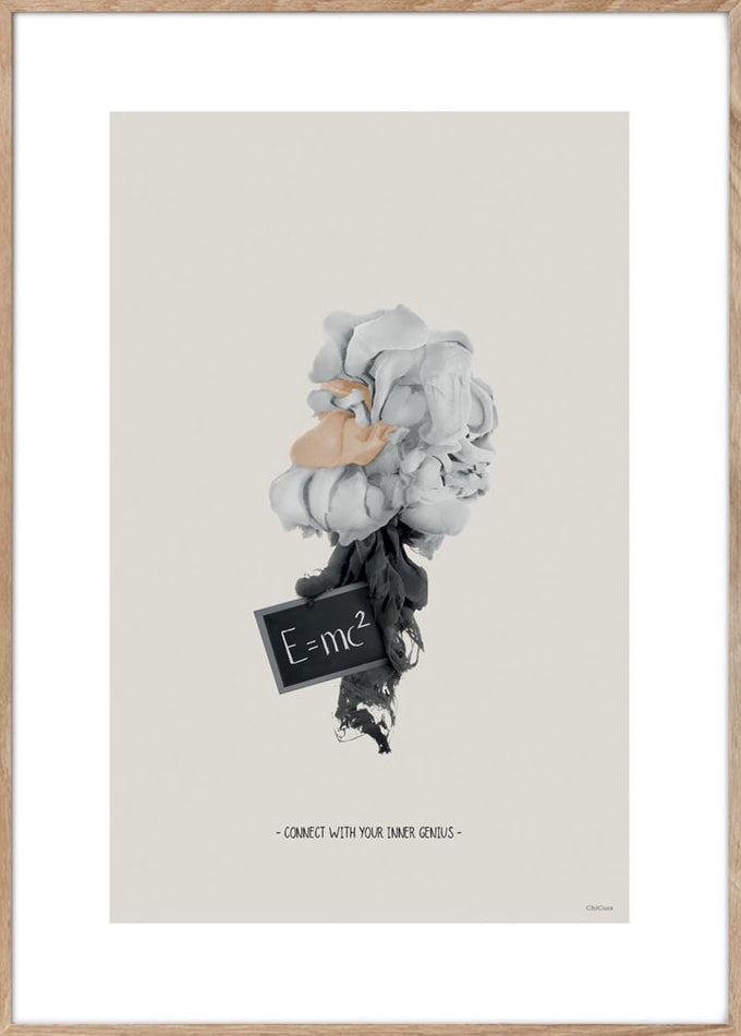 ChiCura Posters Connect With Your Inner Genius - A3 Posters / Ink Multiple Color