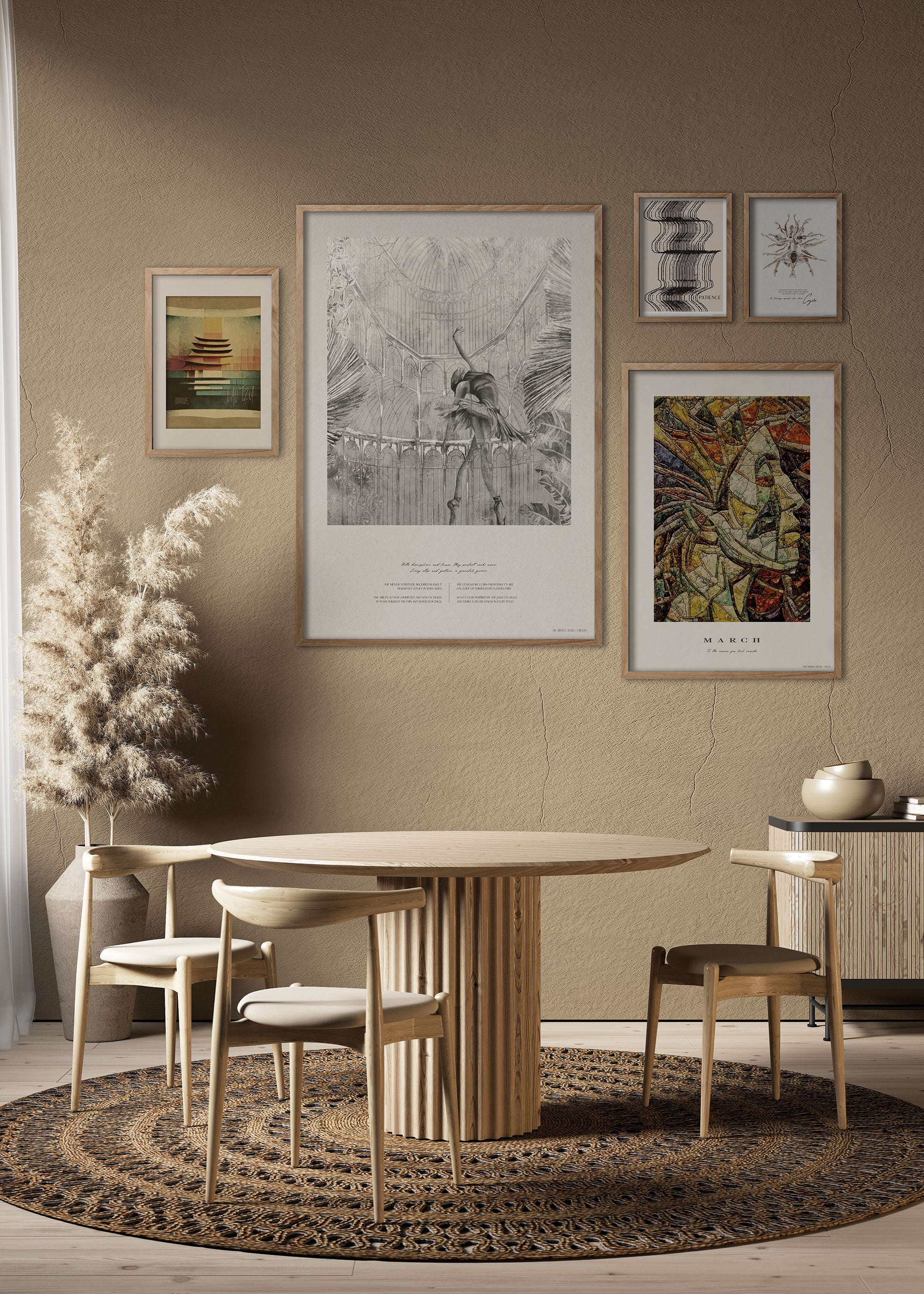 ChiCura Posters Courage Posters / The Mindful Heart 1. English Poster Quotes