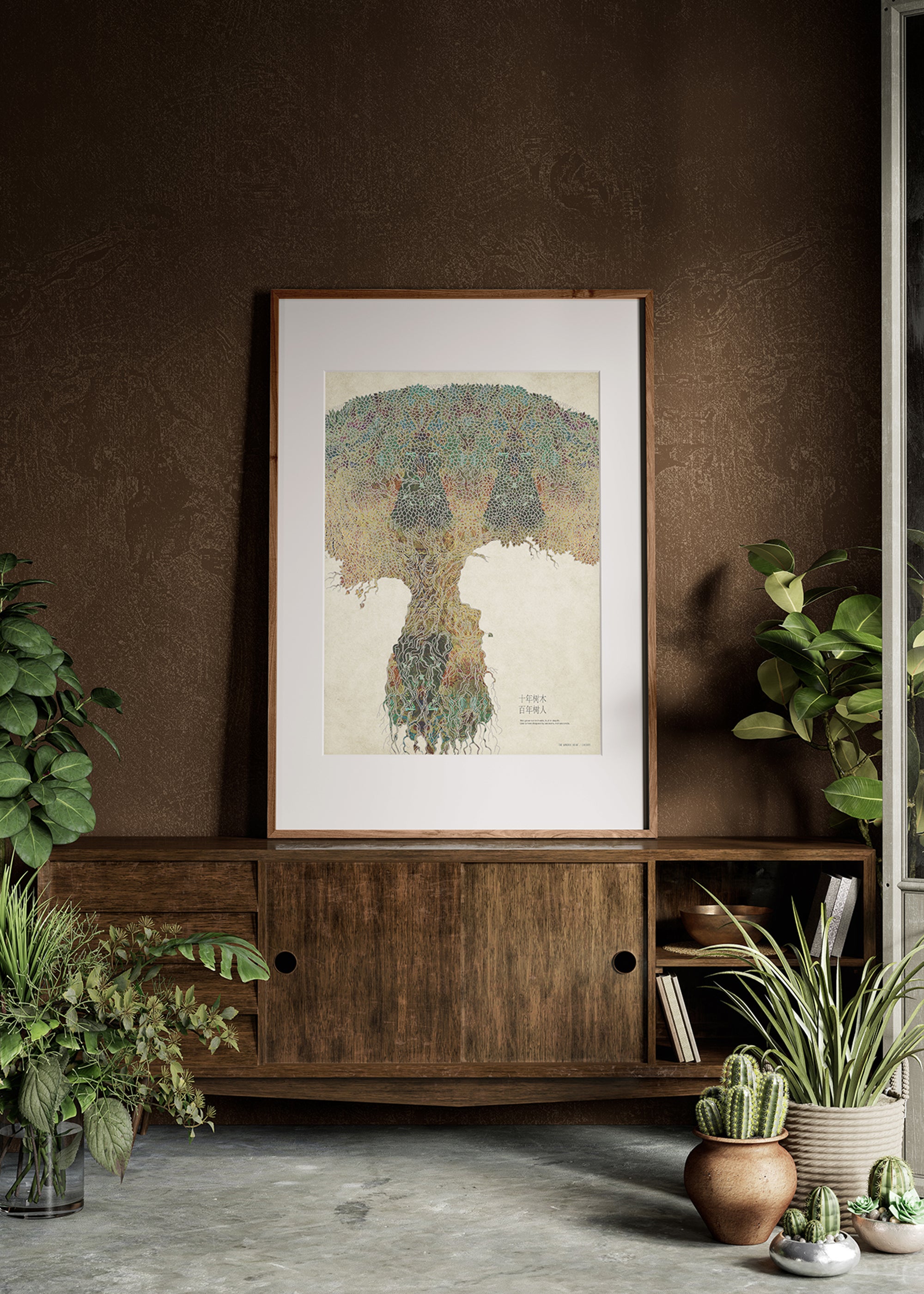 ChiCura Posters Growth Posters / The Mindful Heart 1. English Poster Quotes