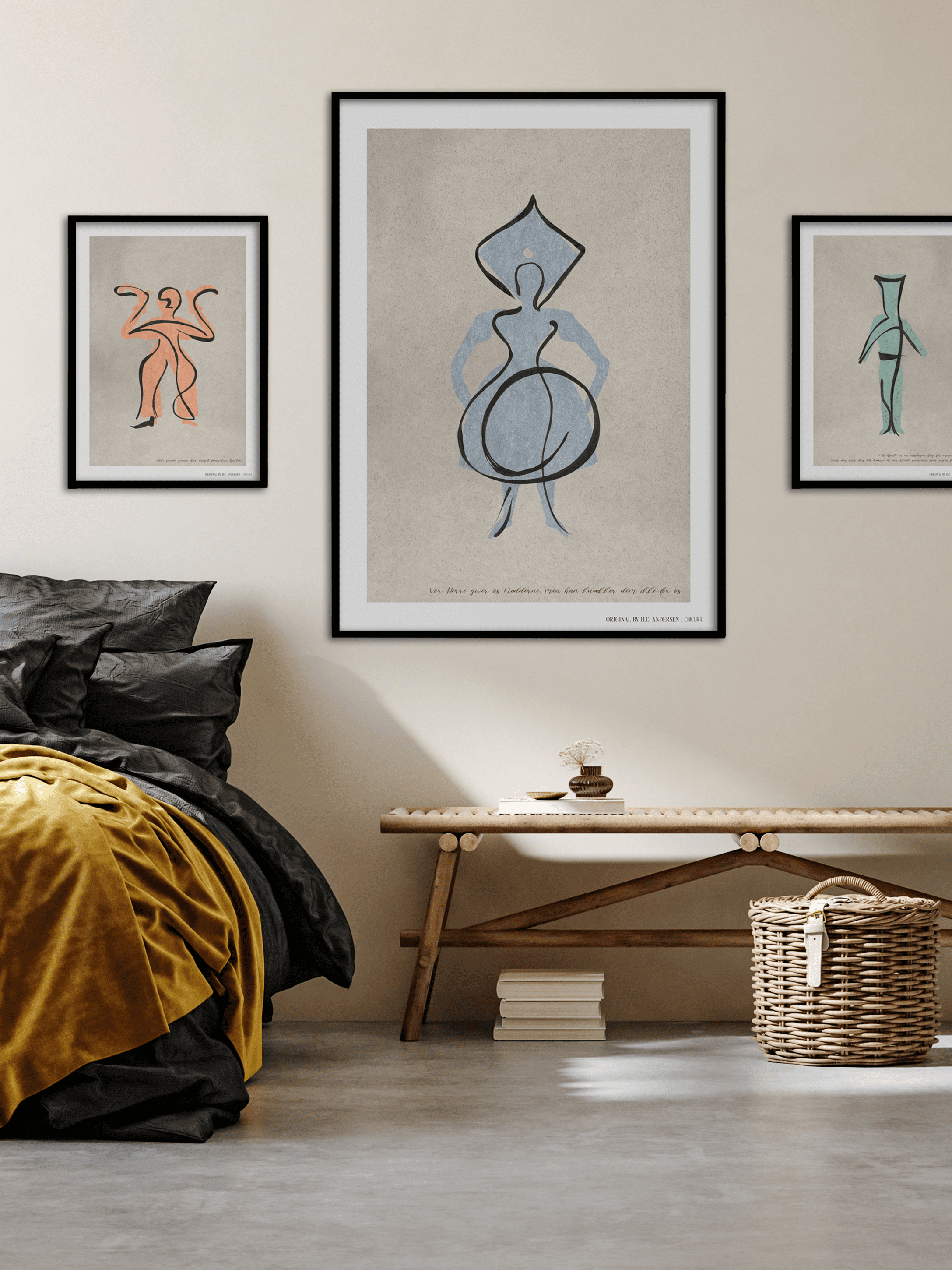 ChiCura Living, Art & Frames H.C. Andersen - Achievement Art Cards 2. Dansk Plakat Citater