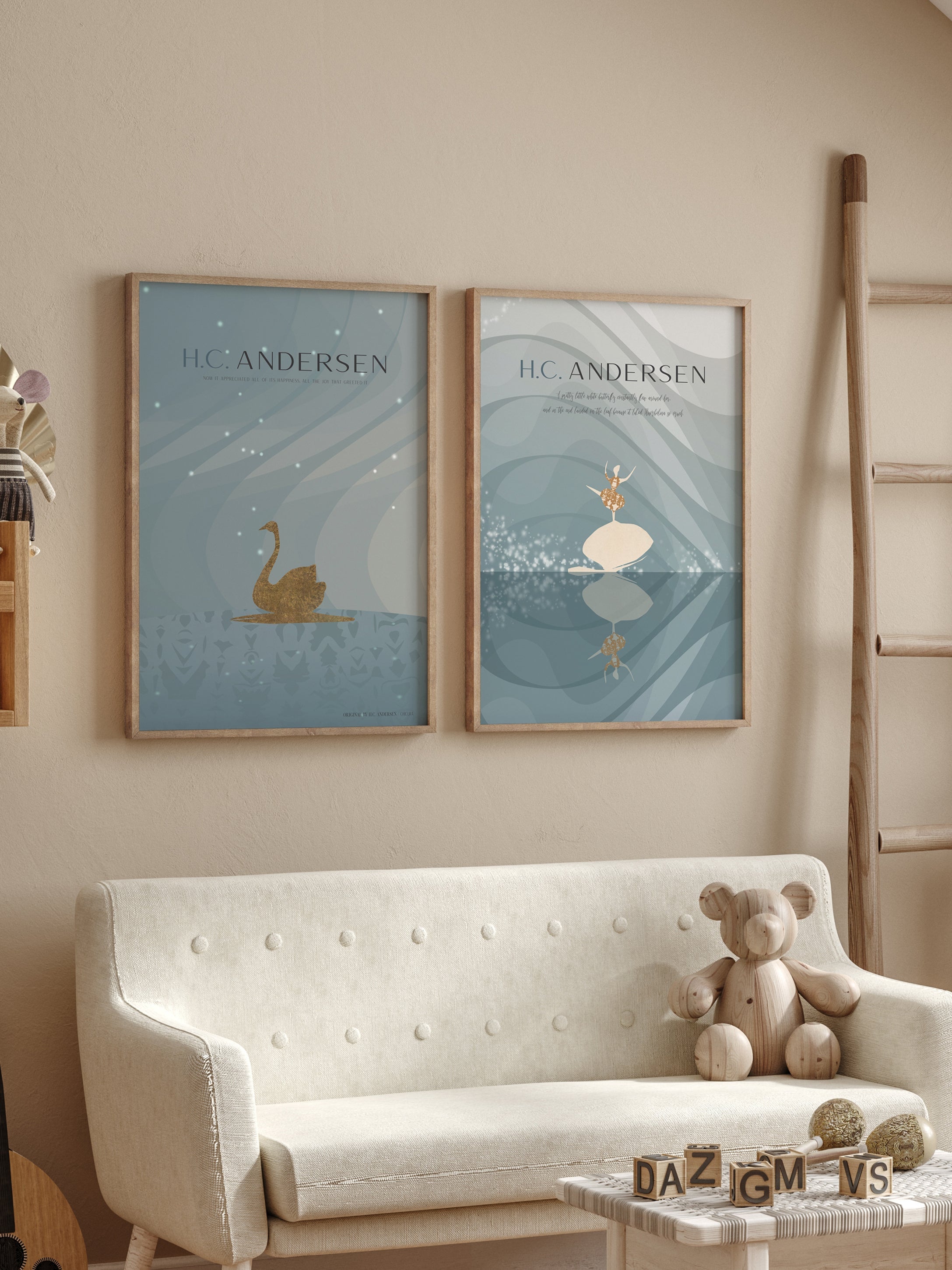 ChiCura Posters H.C. Andersen - Den Smukke Ælling Posters / H.C. Andersen Kids 1. English Poster Quotes