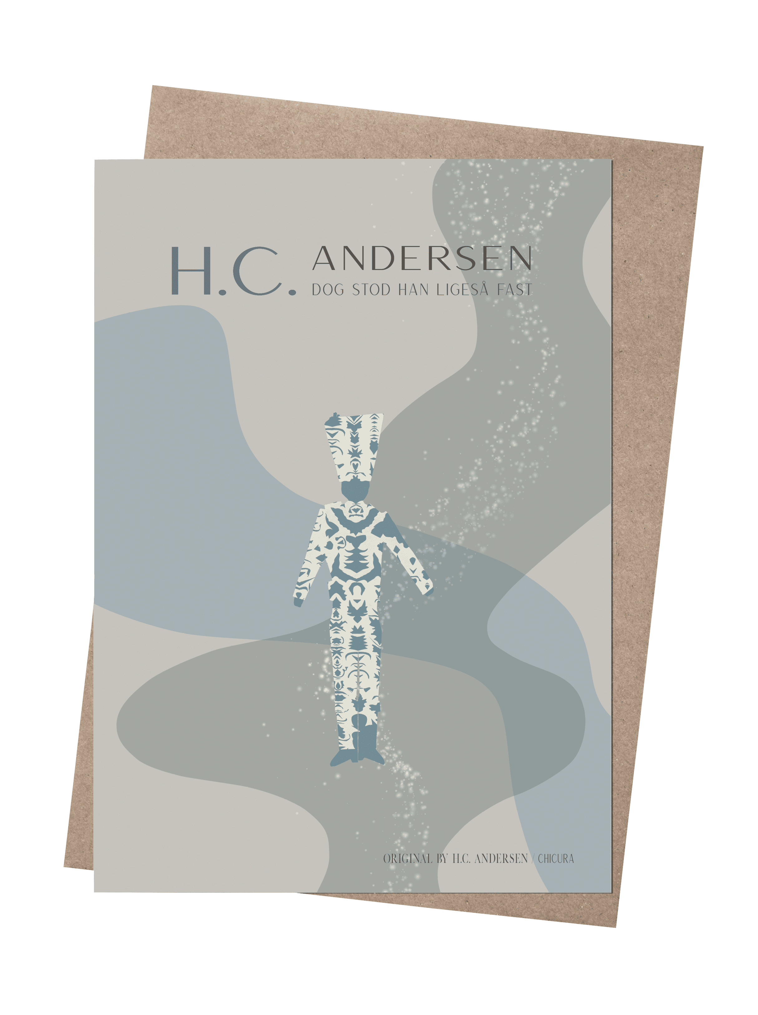 ChiCura Living, Art & Frames H.C. Andersen - Den Standhaftige Tinsoldat Art Cards Kids 2. Dansk Plakat Citater