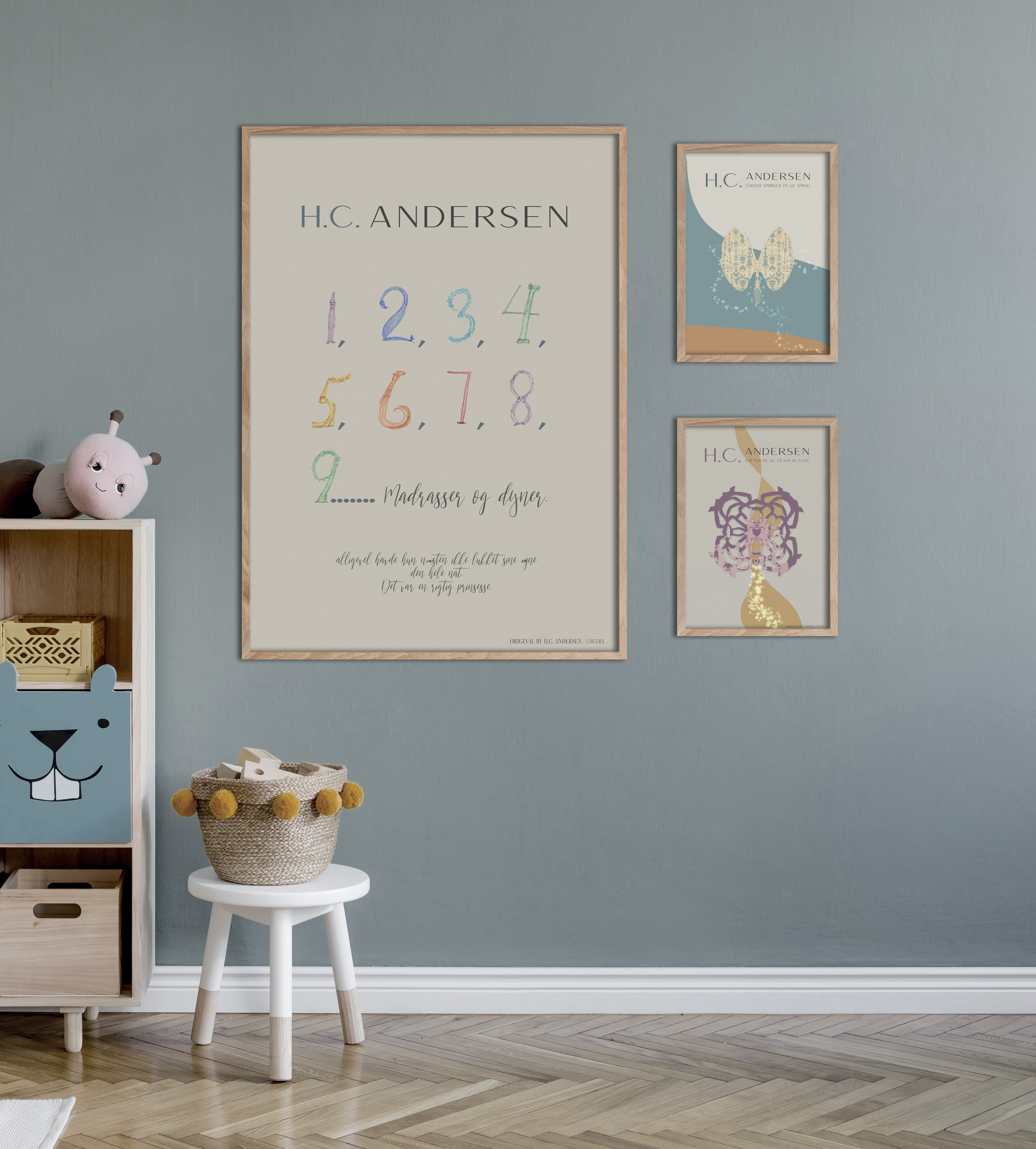 ChiCura Posters H.C. Andersen - Den lille Idas blomster Posters / H.C. Andersen Kids