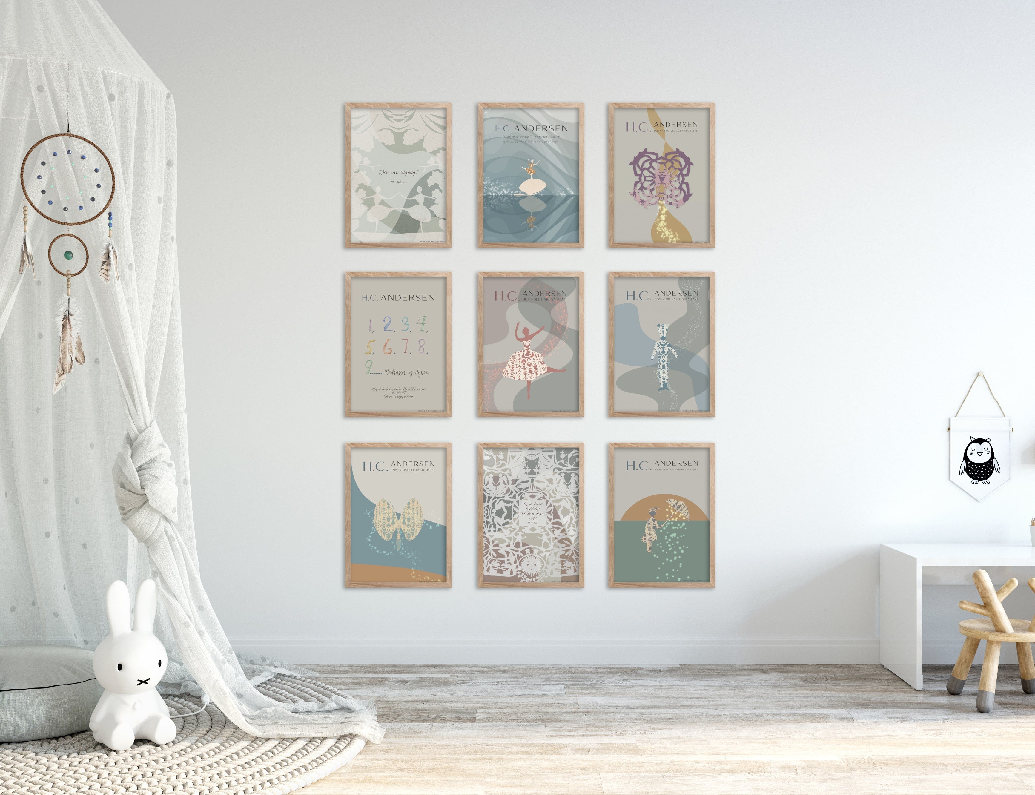 ChiCura Posters H.C. Andersen - Den lille Idas blomster Posters / H.C. Andersen Kids