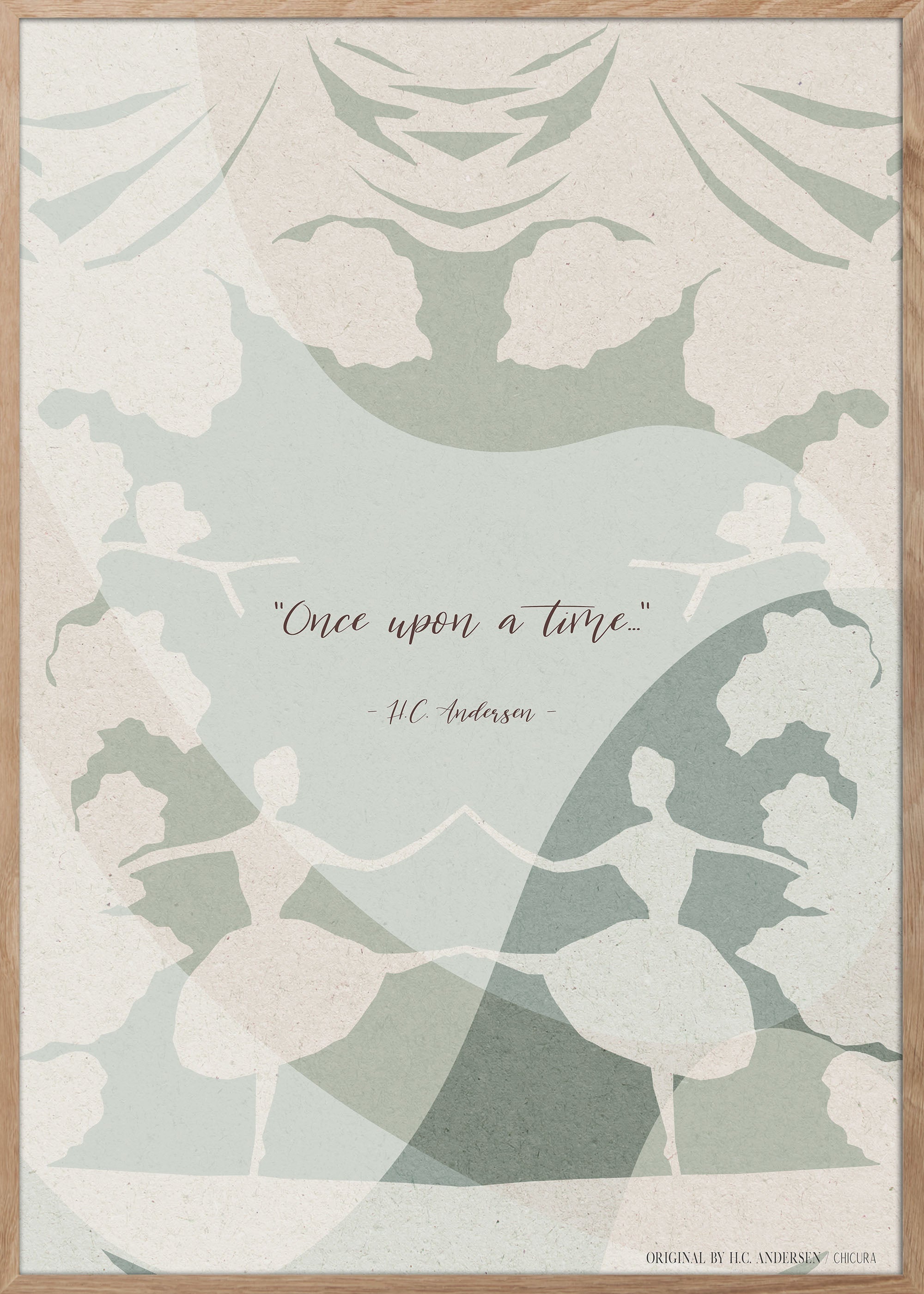 ChiCura Posters H.C. Andersen - Der var en gang Posters / H.C. Andersen Kids 1. English Poster Quotes