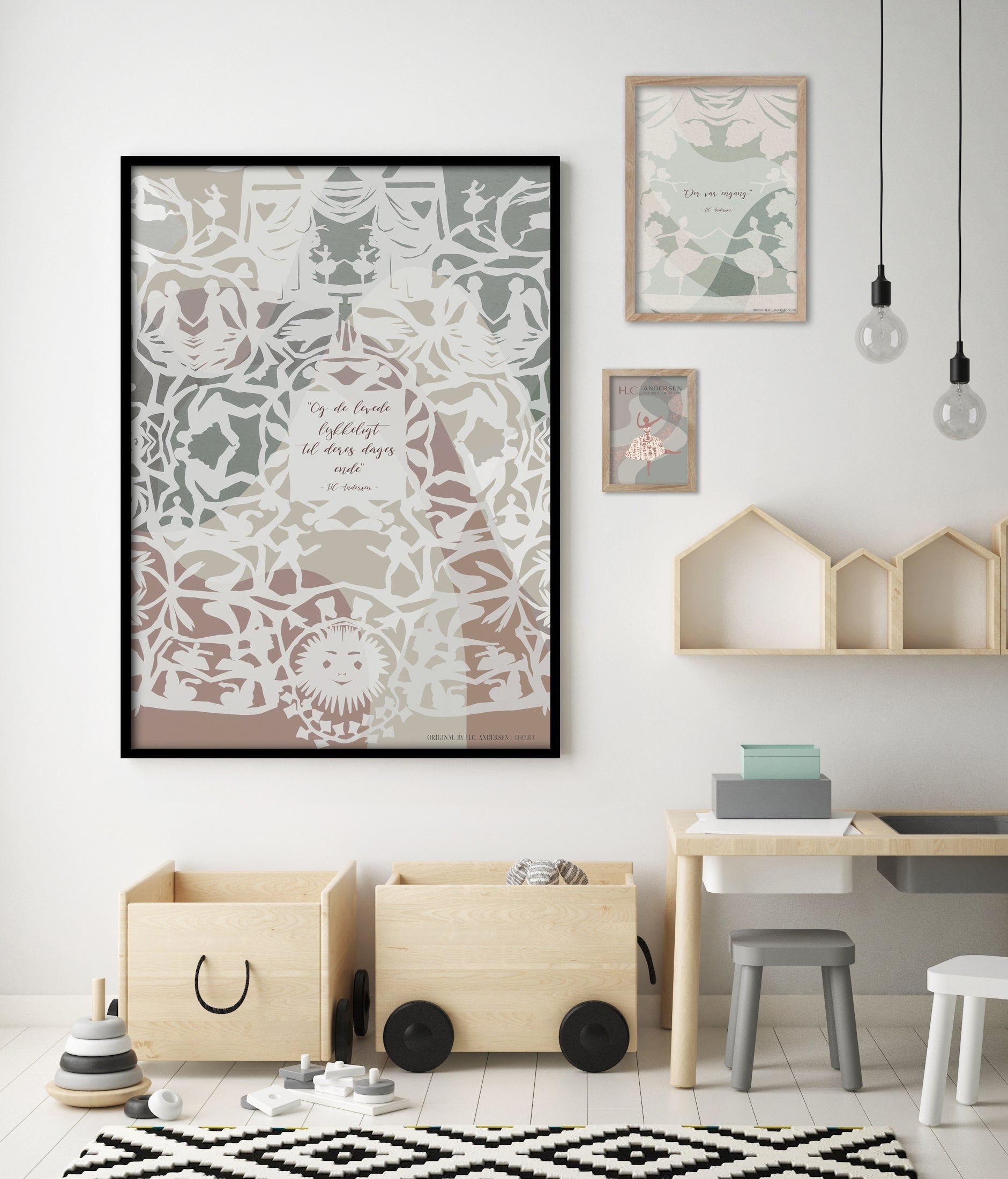 ChiCura Posters H.C. Andersen - Der var en gang Posters / H.C. Andersen Kids