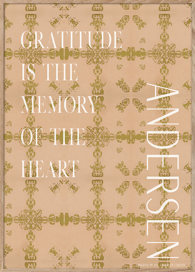 ChiCura Posters H.C. Andersen - Gratitude Posters / H.C. Andersen