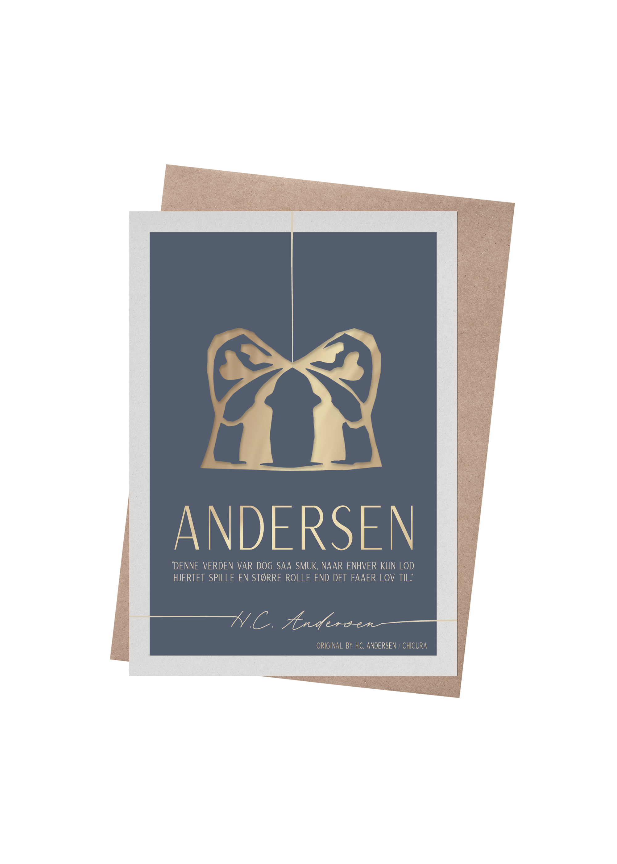 ChiCura Living, Art & Frames H.C. Andersen - Hjertets Rolle Art Cards Christmas 2. Dansk Plakat Citater