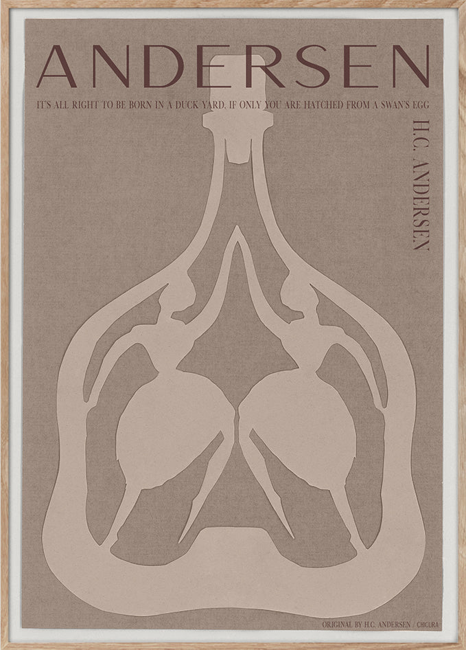 ChiCura Posters H.C. Andersen - No Limit - Brown Posters / H.C. Andersen 1. English Poster Quotes