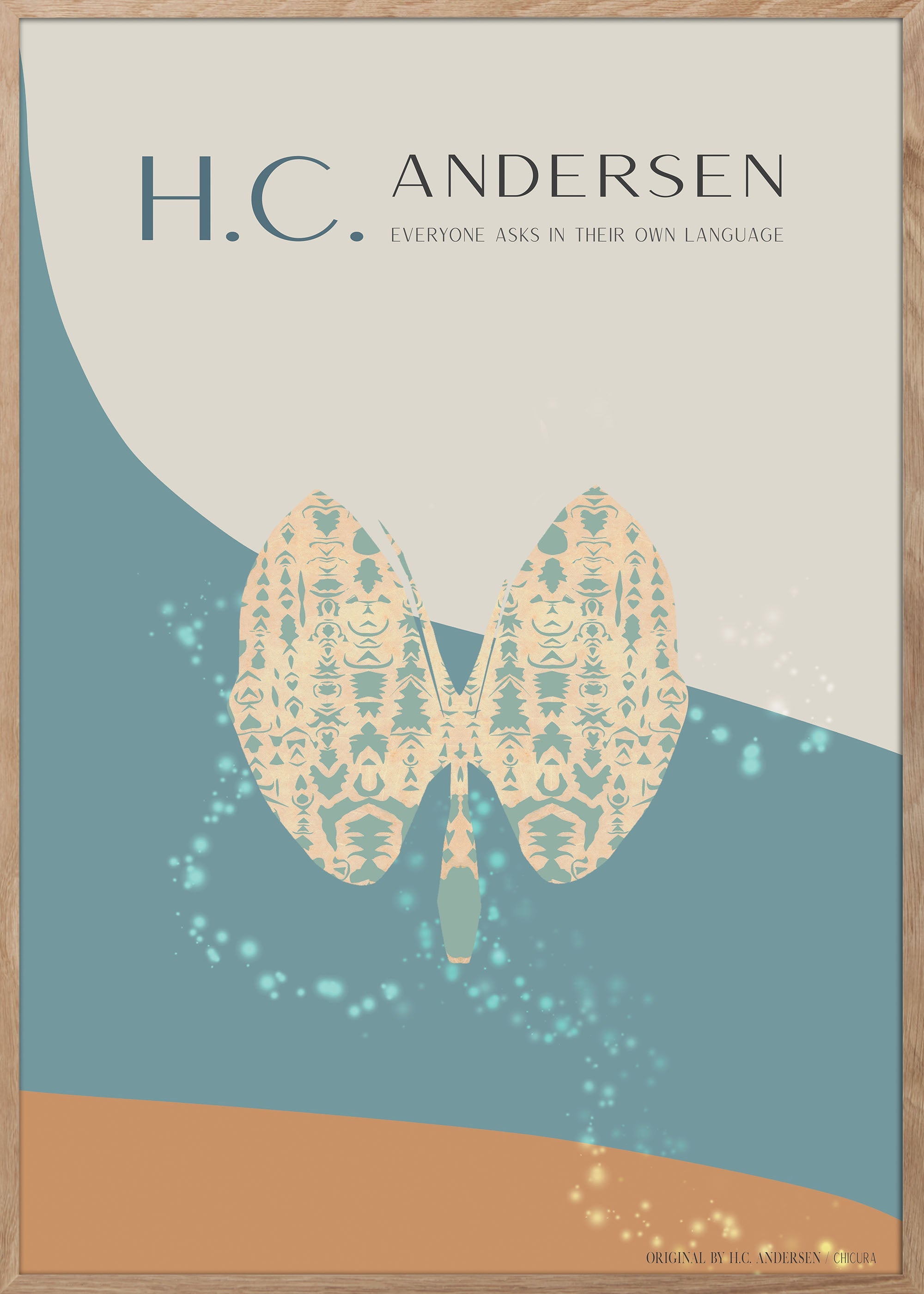 ChiCura Posters H.C. Andersen - Sommerfuglen Posters / H.C. Andersen Kids 1. English Poster Quotes