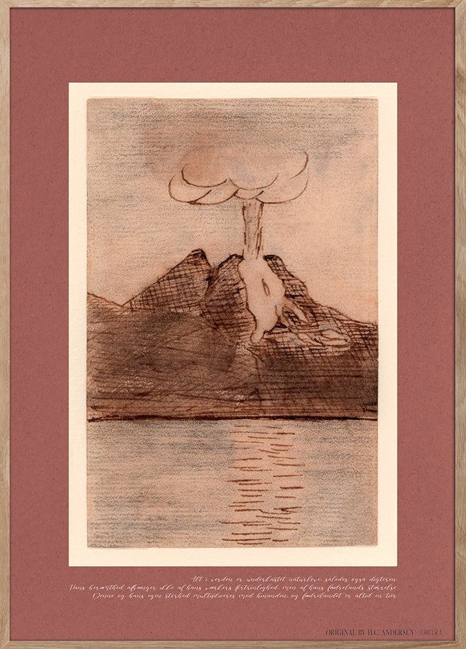 ChiCura Posters H.C. Andersen - The Eruption of Vesuvius Posters / H.C. Andersen