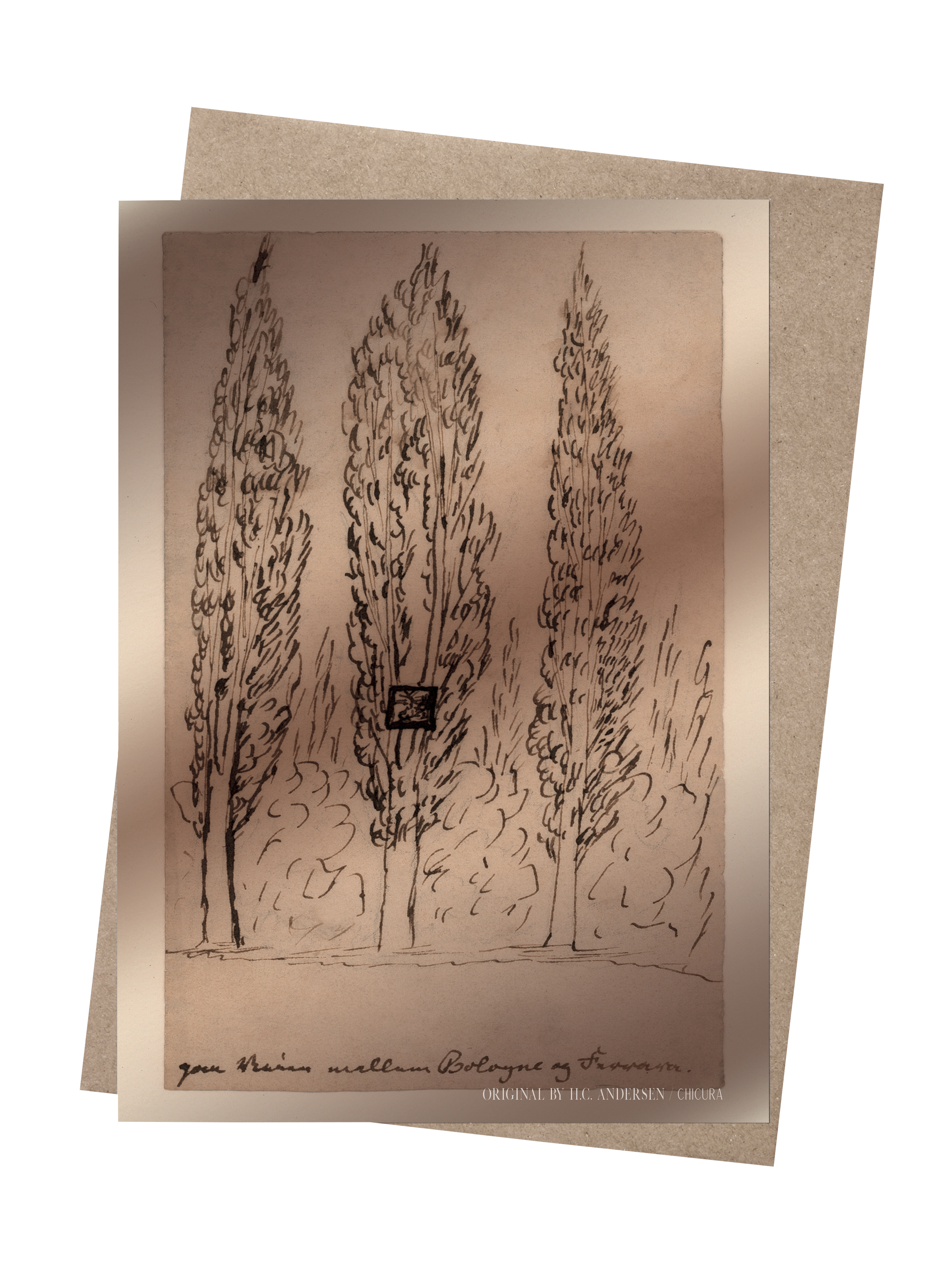 ChiCura Living, Art & Frames H.C. Andersen - The Picture In The Tree Art Cards Multiple Color