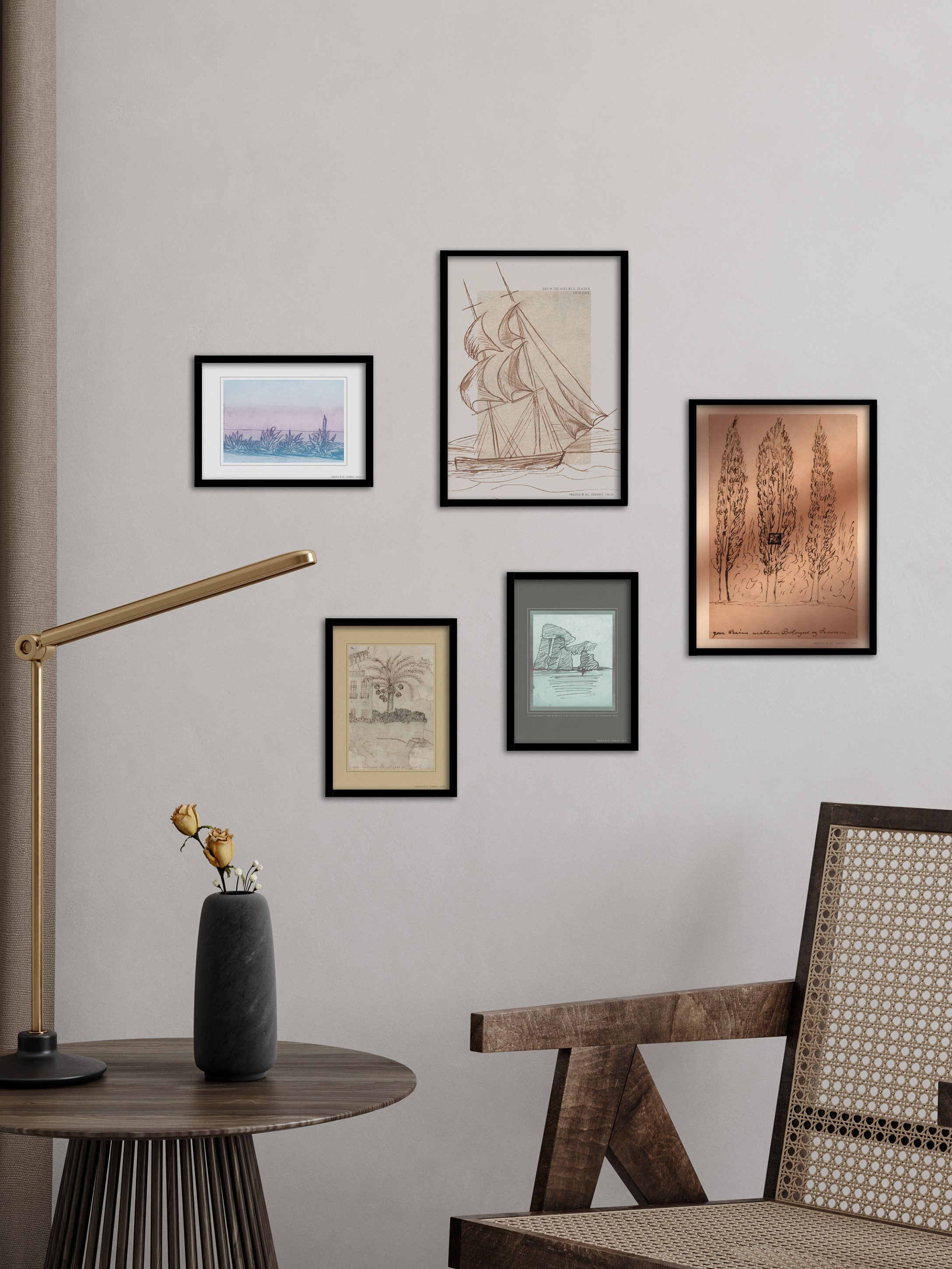 ChiCura Posters H.C. Andersen - The Picture In The Tree Posters / H.C. Andersen Multiple Color