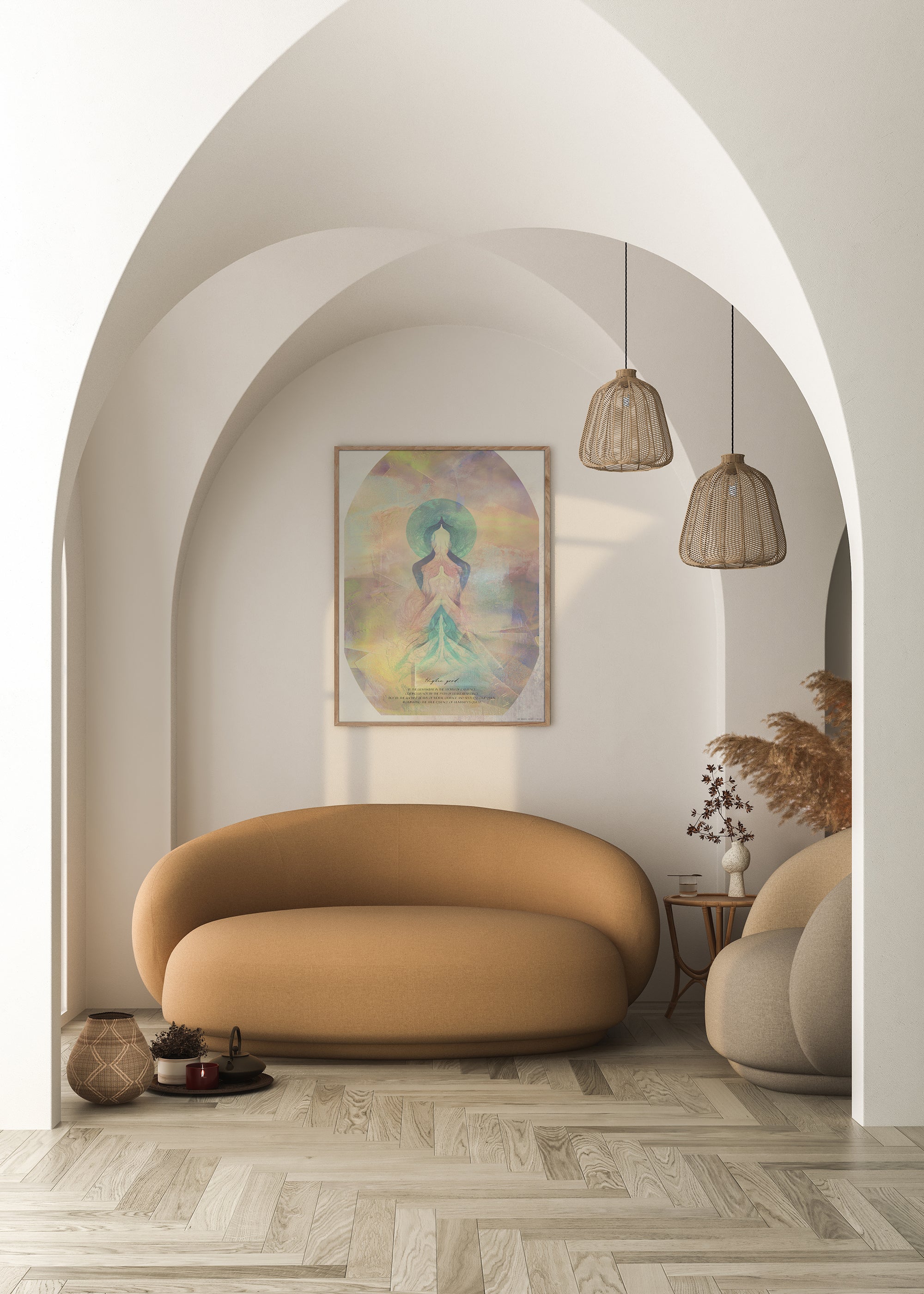 ChiCura Posters Higher Good Posters / The Mindful Heart 1. English Poster Quotes