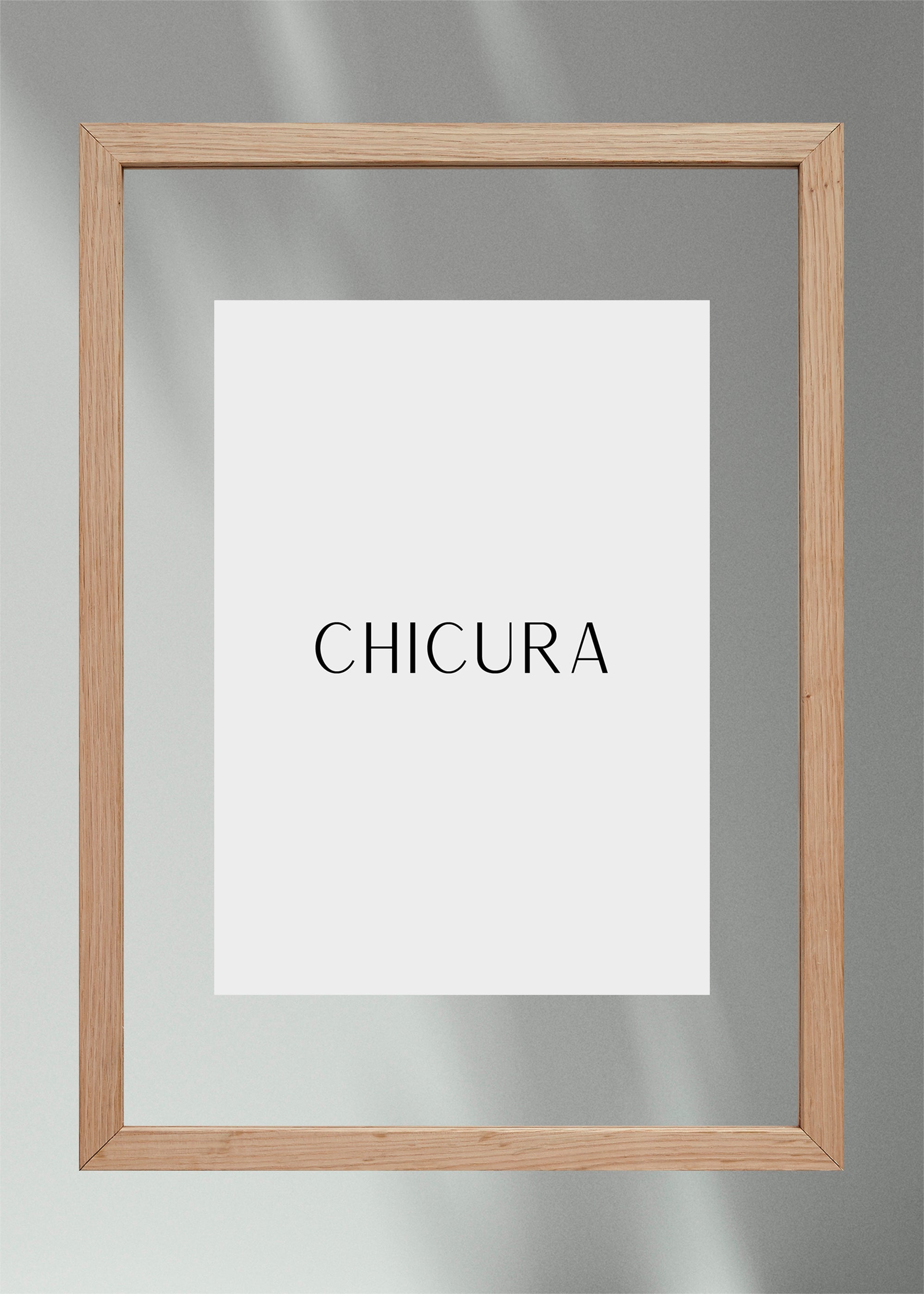ChiCura Living, Art & Frames Linia Transparent Egetræsramme - A3 Frames / Transparent Oak