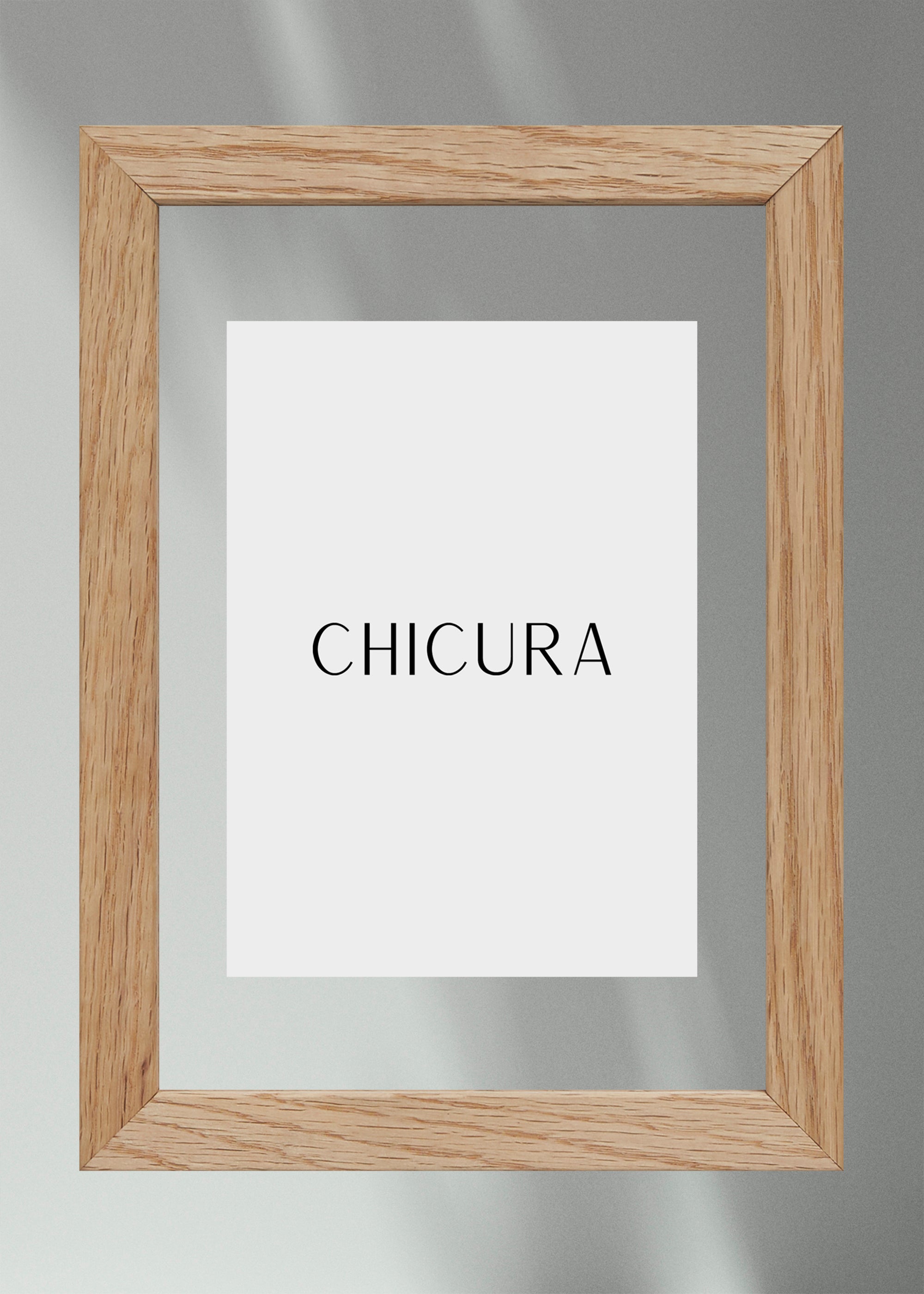ChiCura Living, Art & Frames Linia Transparent Egetræsramme - A5 Frames / Transparent Oak