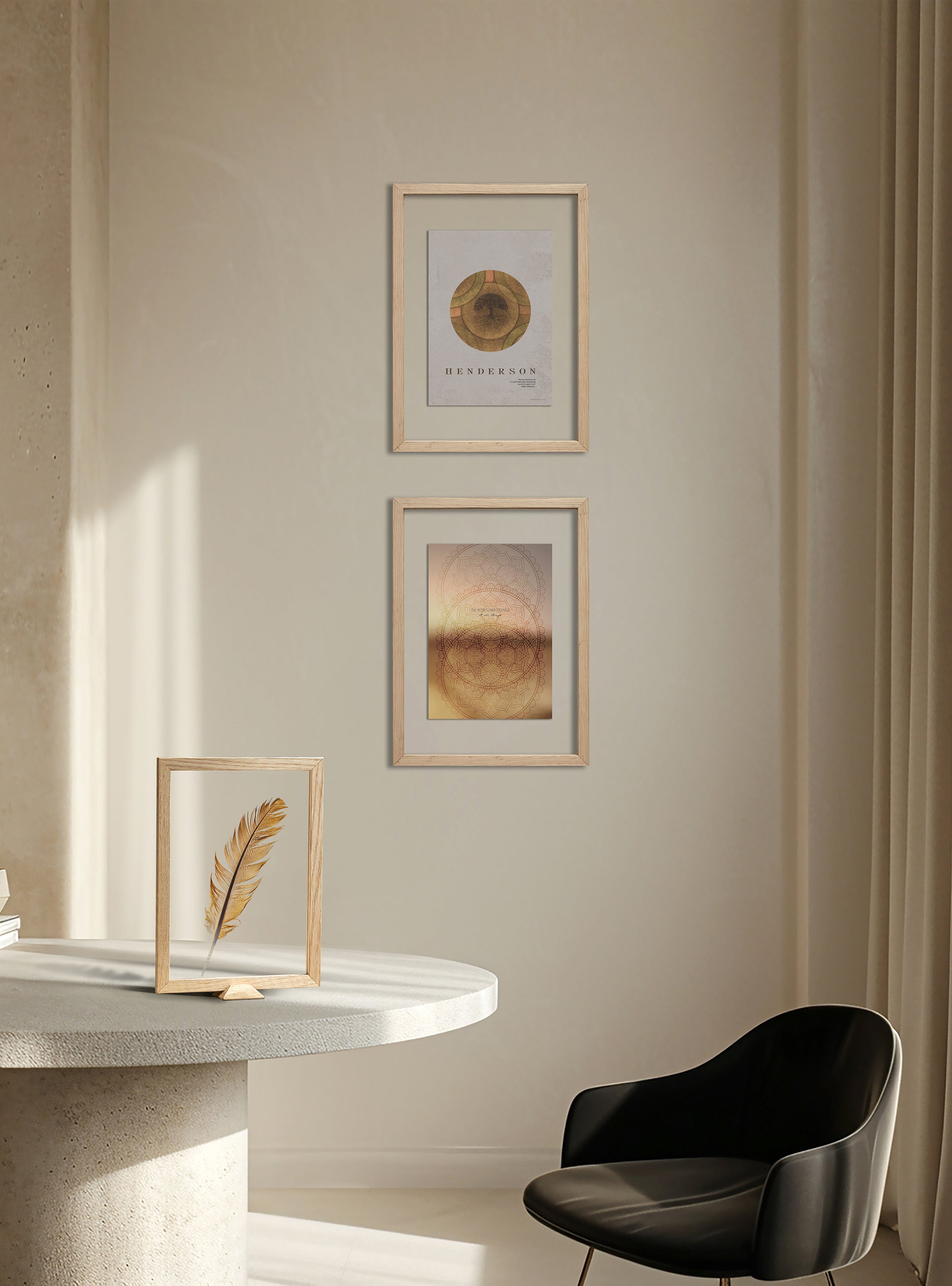 ChiCura Living, Art & Frames Linia Transparent Egetræsramme - 30x40cm Frames / Transparent Oak