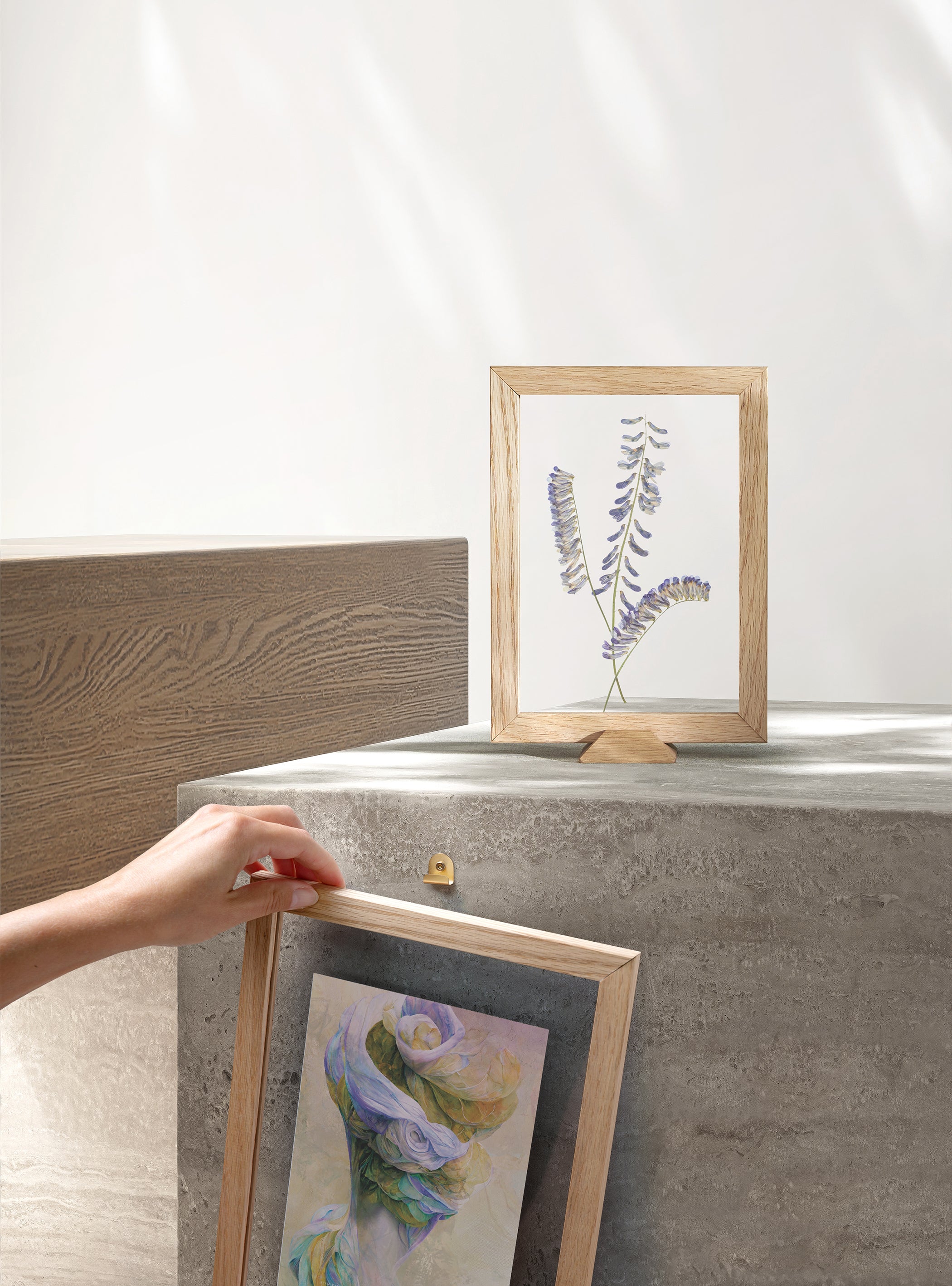 ChiCura Living, Art & Frames Linia Transparent Egetræsramme - 30x40cm Frames / Transparent Oak