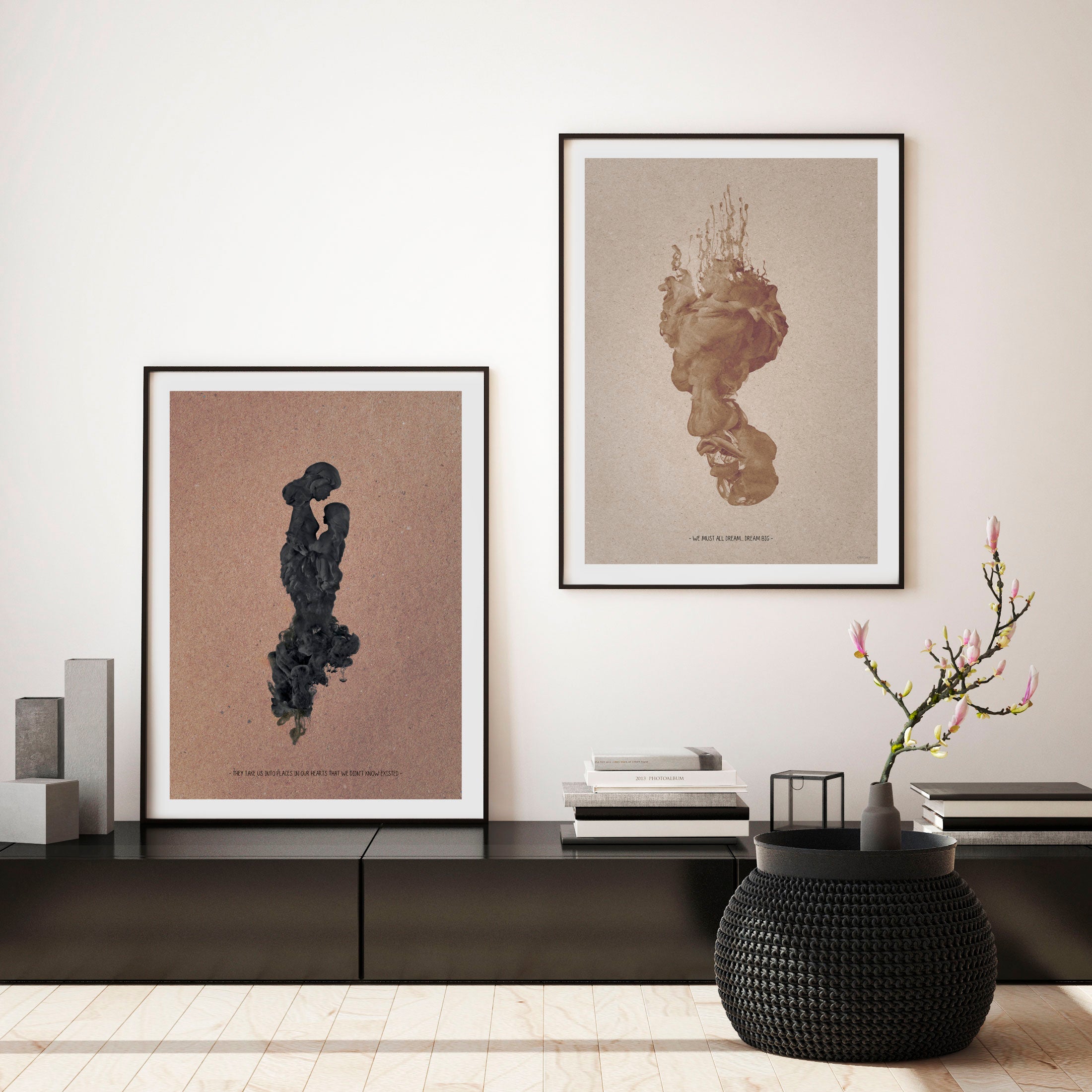 ChiCura Living, Art & Frames Mom And Child - A5 Art Cards Multiple Color