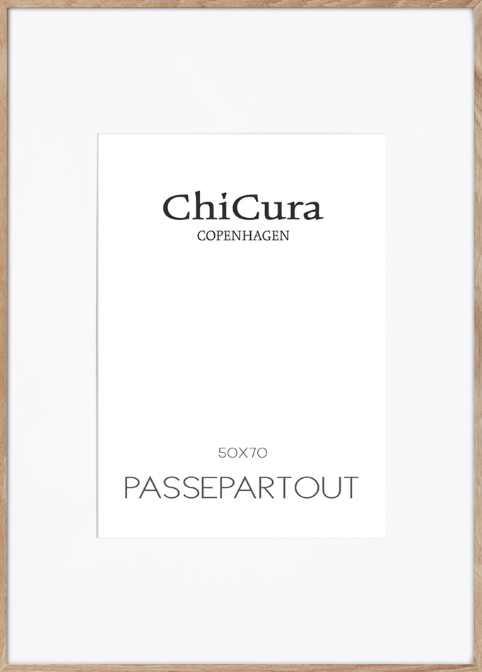 ChiCura Living, Art & Frames Passepartout Snow White - 40x50cm (Billede: A3) Passepartout Snow White