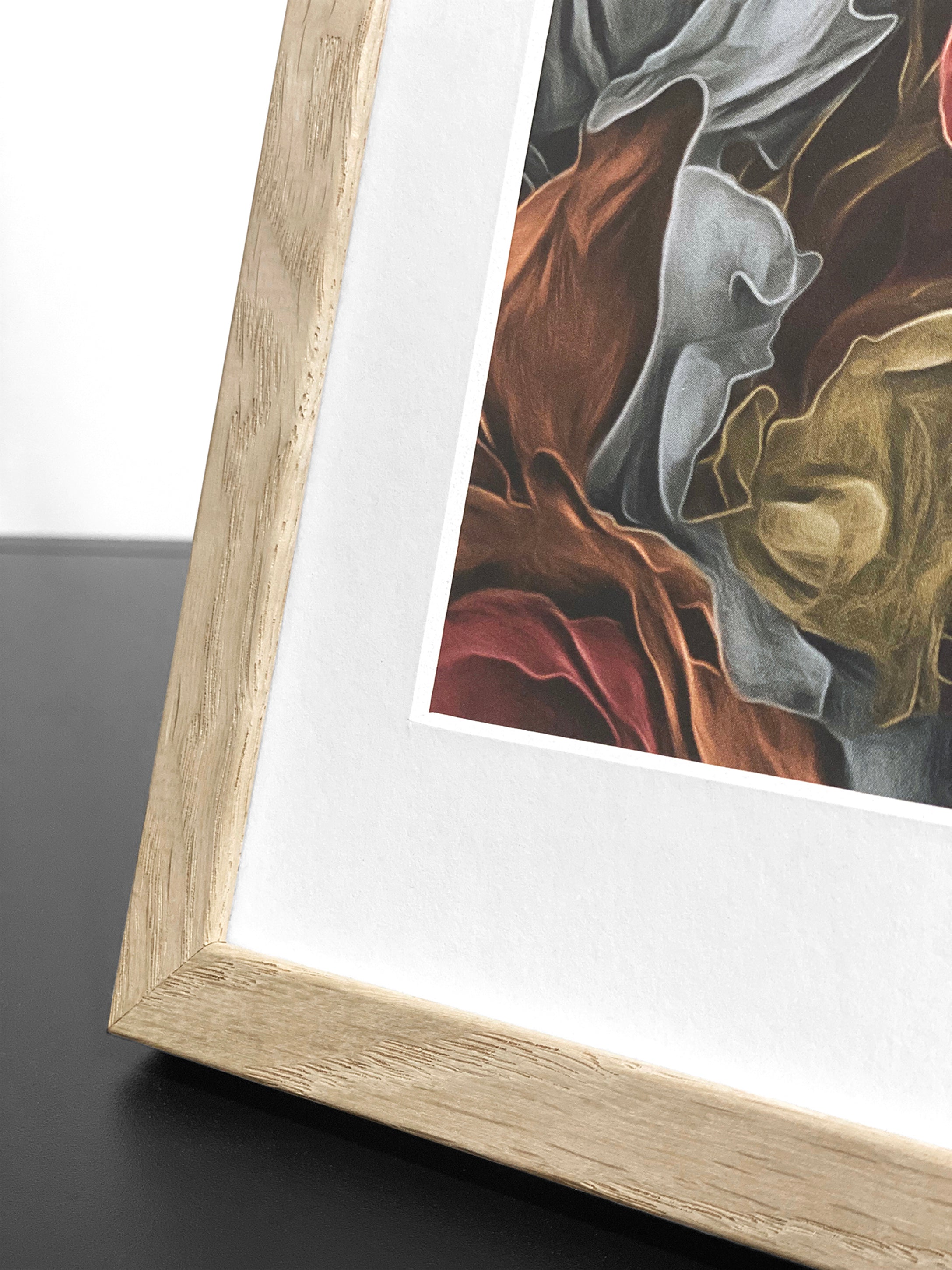 ChiCura Living, Art & Frames Passepartout Snow White - 40x50cm (Billede: A3) Passepartout Snow White