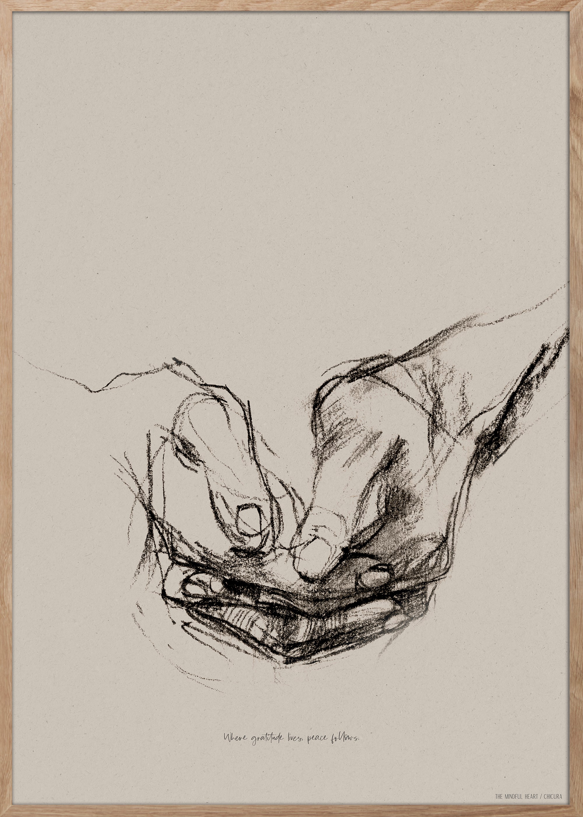 ChiCura Posters Prayer Posters / The Mindful Heart 1. English Poster Quotes
