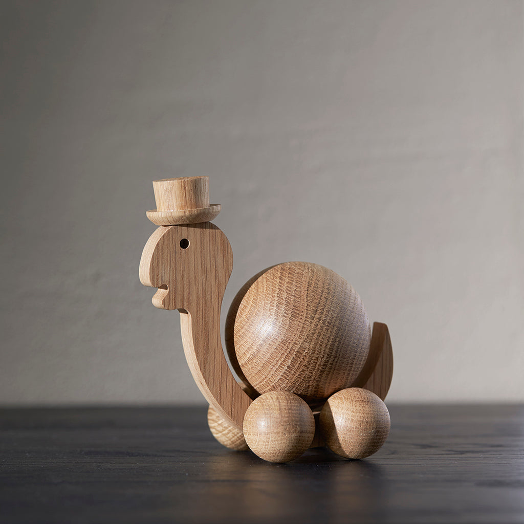 ChiCura Living, Art & Frames Spinning Turtle - Medium Living / Wooden Figures Oak