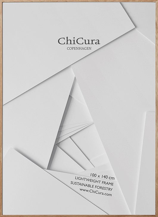 ChiCura Living, Art & Frames Træramme - 100x140cm - Egetræ - Akrylglas Frames / Wood Solid Oak