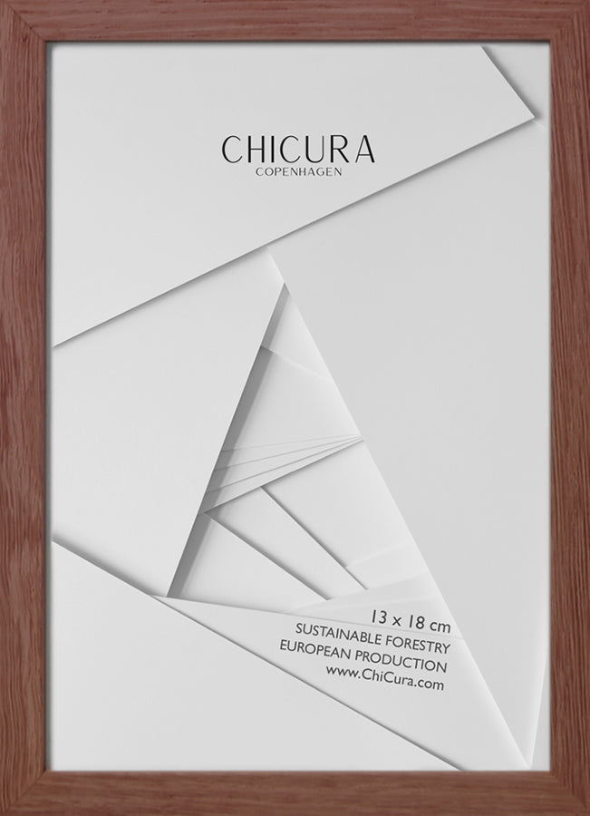 ChiCura Living, Art & Frames Træramme - 13x18cm - Brun Egetræ - Akrylglas Frames / Wood Brown
