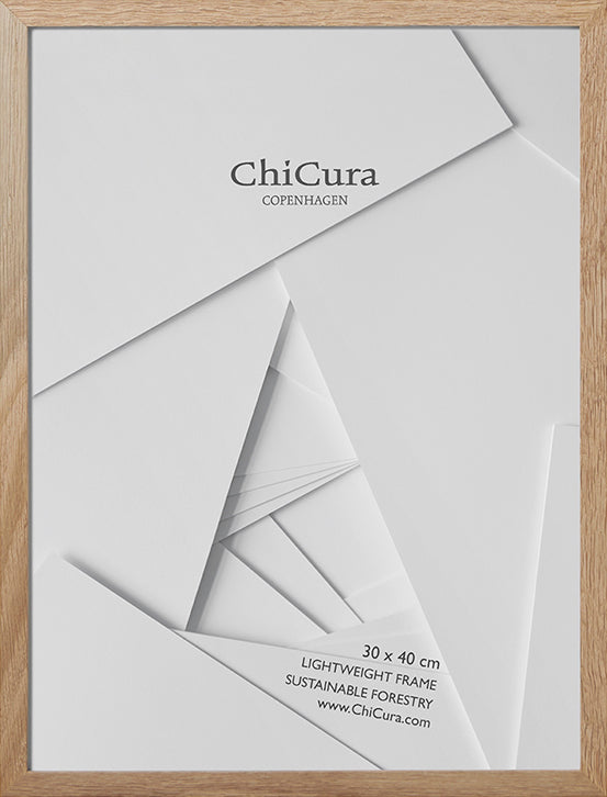 ChiCura Living, Art & Frames Træramme - 30x40cm - Egetræ - Glas Frames / Wood Solid Oak