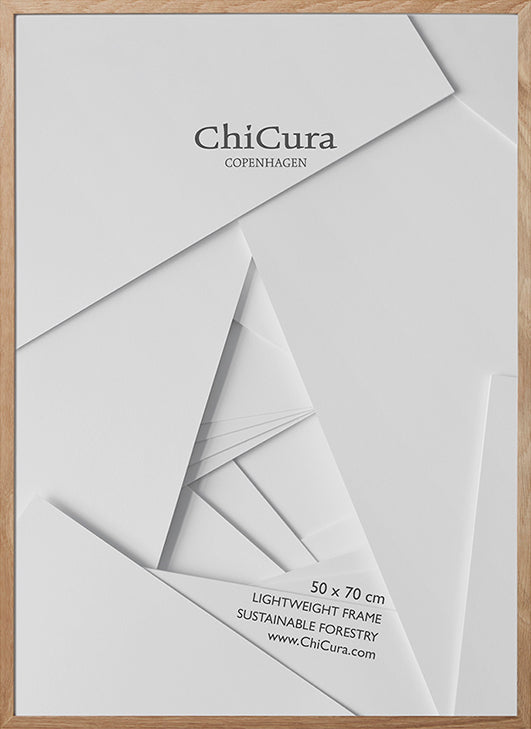 ChiCura Living, Art & Frames Træramme - 50x70cm - Egetræ - Anti-reflektiv Akrylglas Frames / Wood Solid Oak