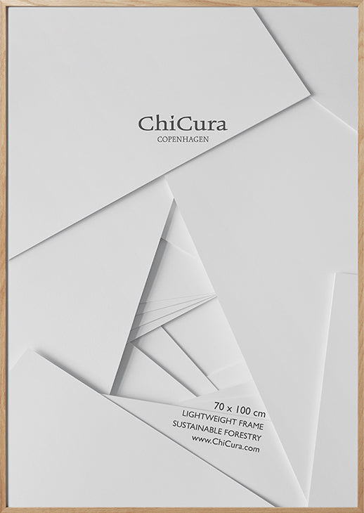 ChiCura Living, Art & Frames Træramme - 70x100cm - Egetræ - Glas - KUN V. AFHENTNING Frames / Wood Solid Oak