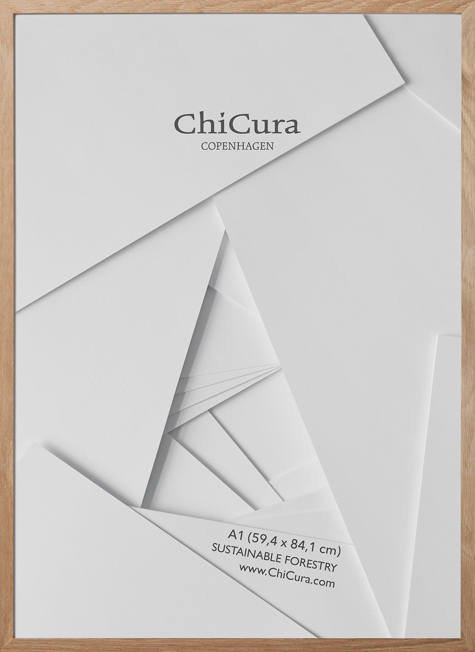 ChiCura Living, Art & Frames Træramme - A1 - Egetræ - Glas - KUN V. AFHENTNING Frames / Wood Oak