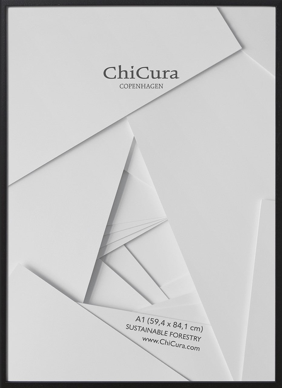 ChiCura Living, Art & Frames Træramme - A1 - Sort - Akrylglas Frames / Wood Black
