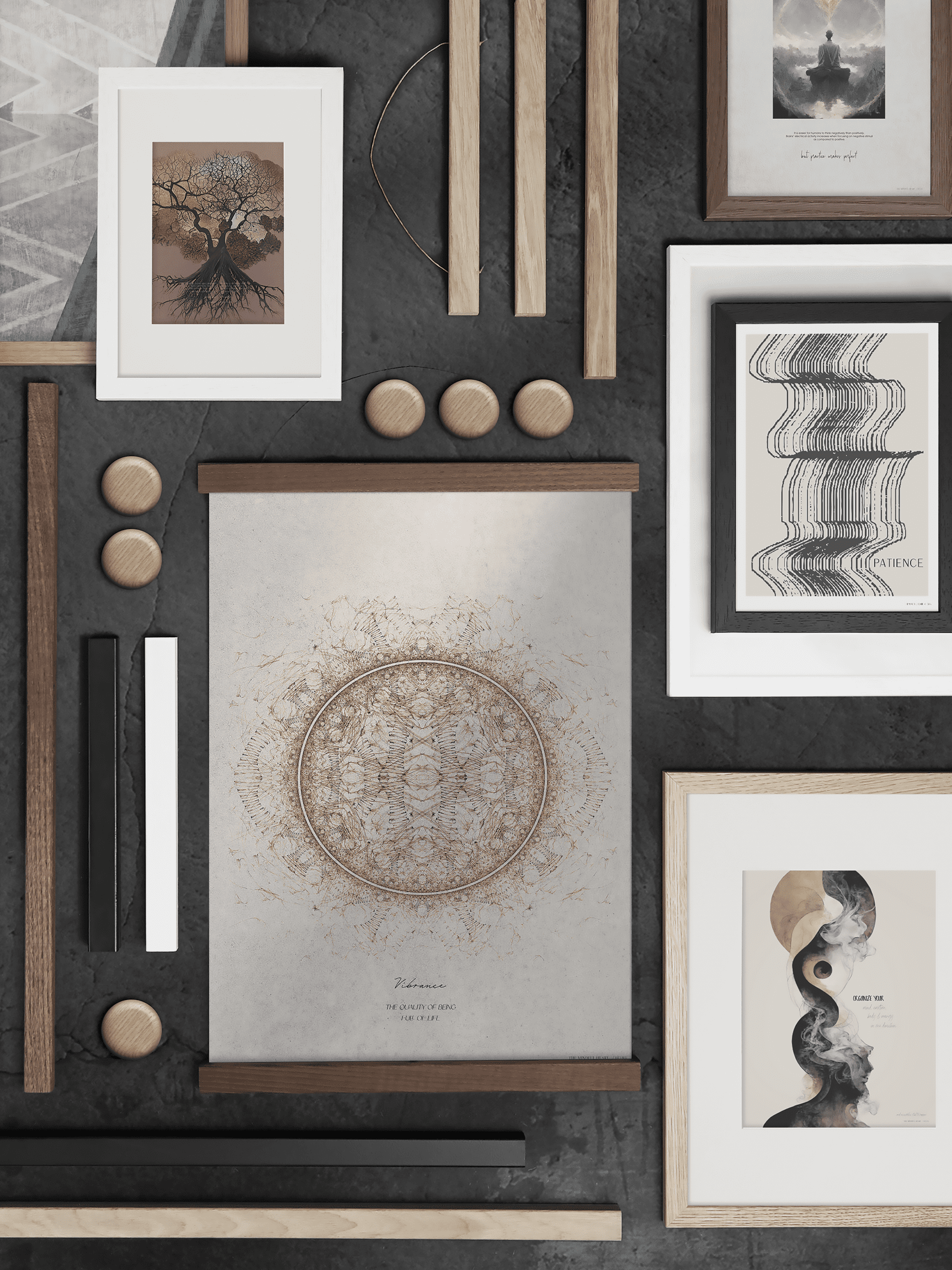 ChiCura Living, Art & Frames Træramme - A1 - Sort - Glas - KUN V. AFHENTNING Frames / Wood Solid White