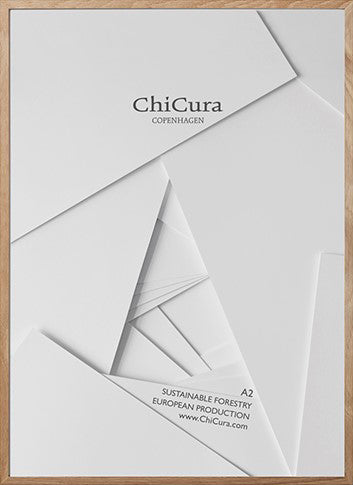 ChiCura Living, Art & Frames Træramme - A2 - Egetræ - Akrylglas Frames / Wood Solid Oak