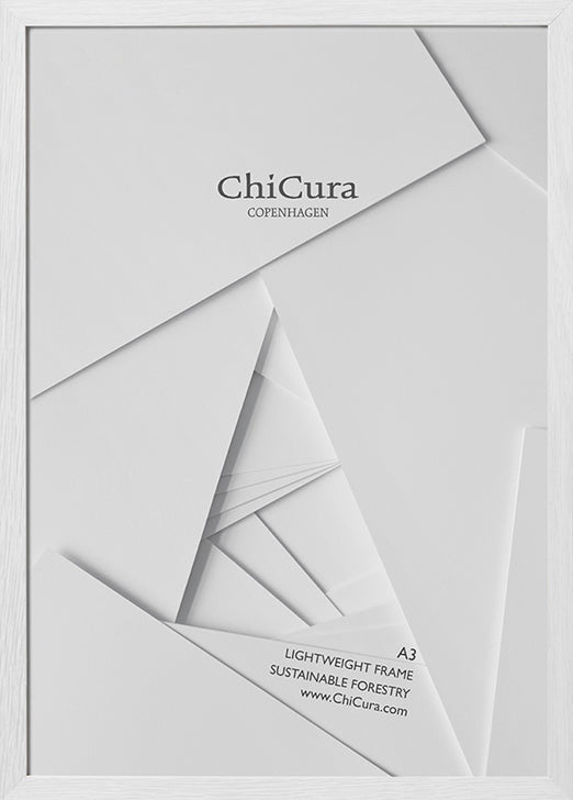 ChiCura Living, Art & Frames Træramme - A3 - Hvid - Akrylglas Frames / Wood Solid White