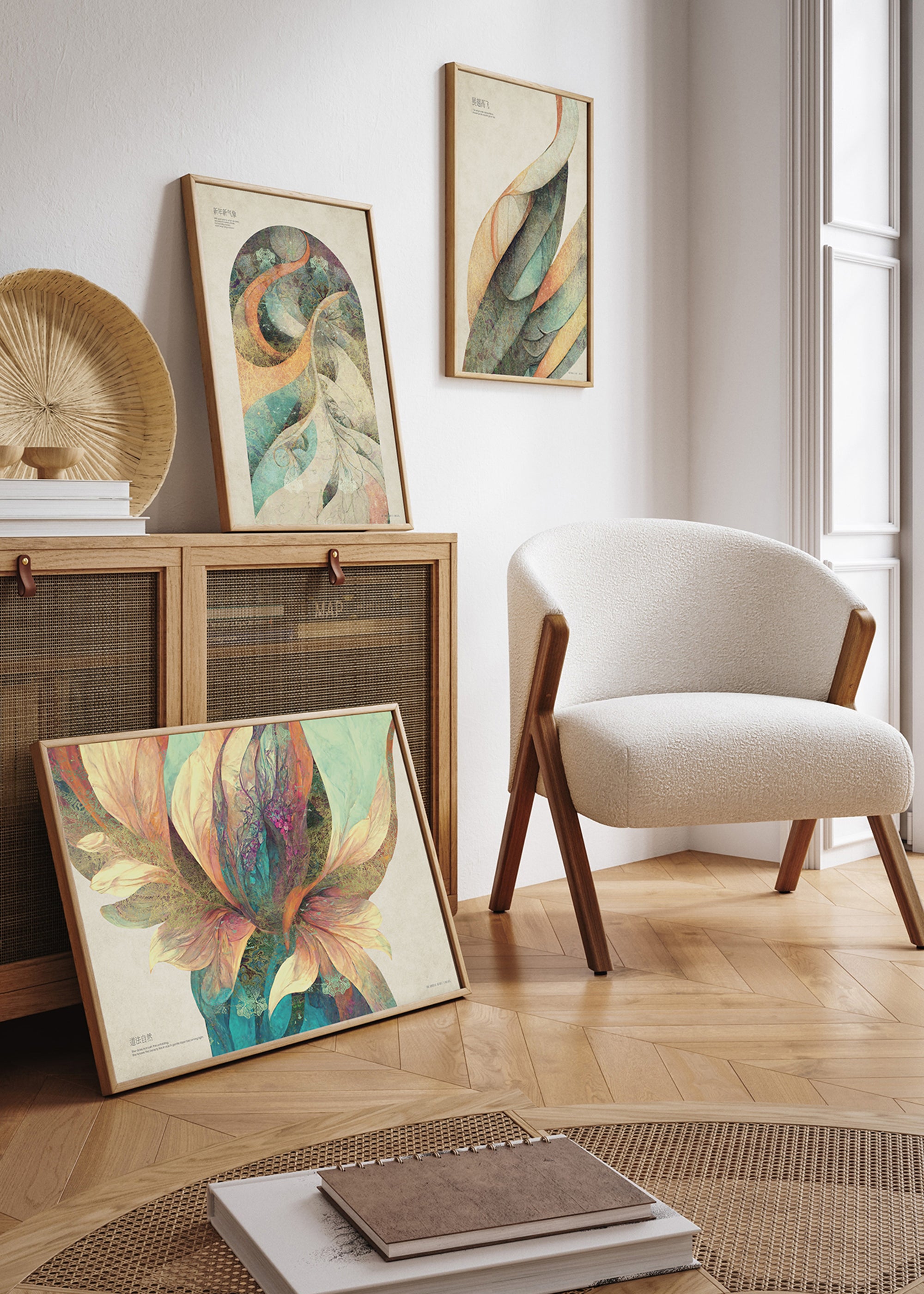 ChiCura Posters Unfolding Posters / The Mindful Heart 1. English Poster Quotes